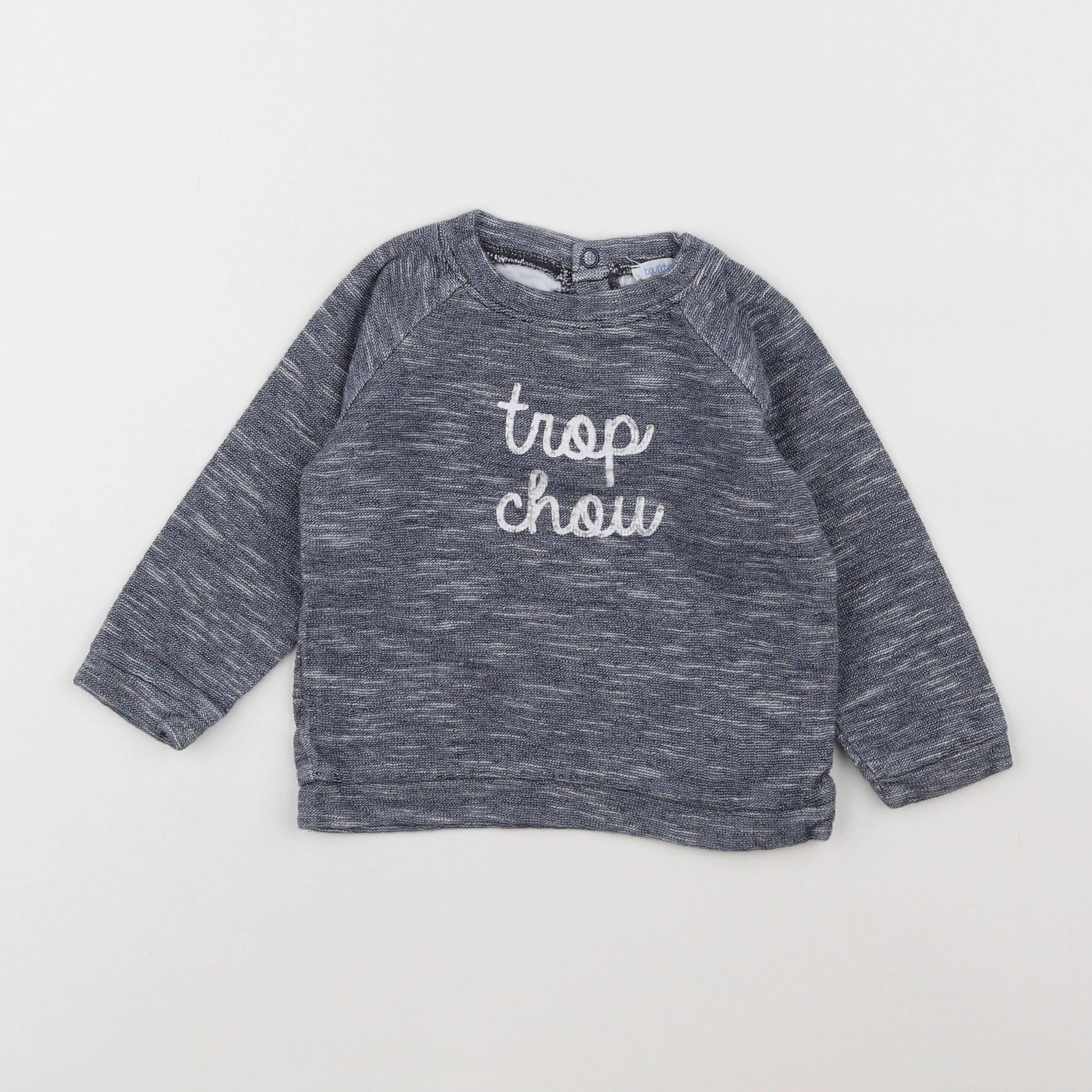 Boutchou - pull bleu - 18 mois