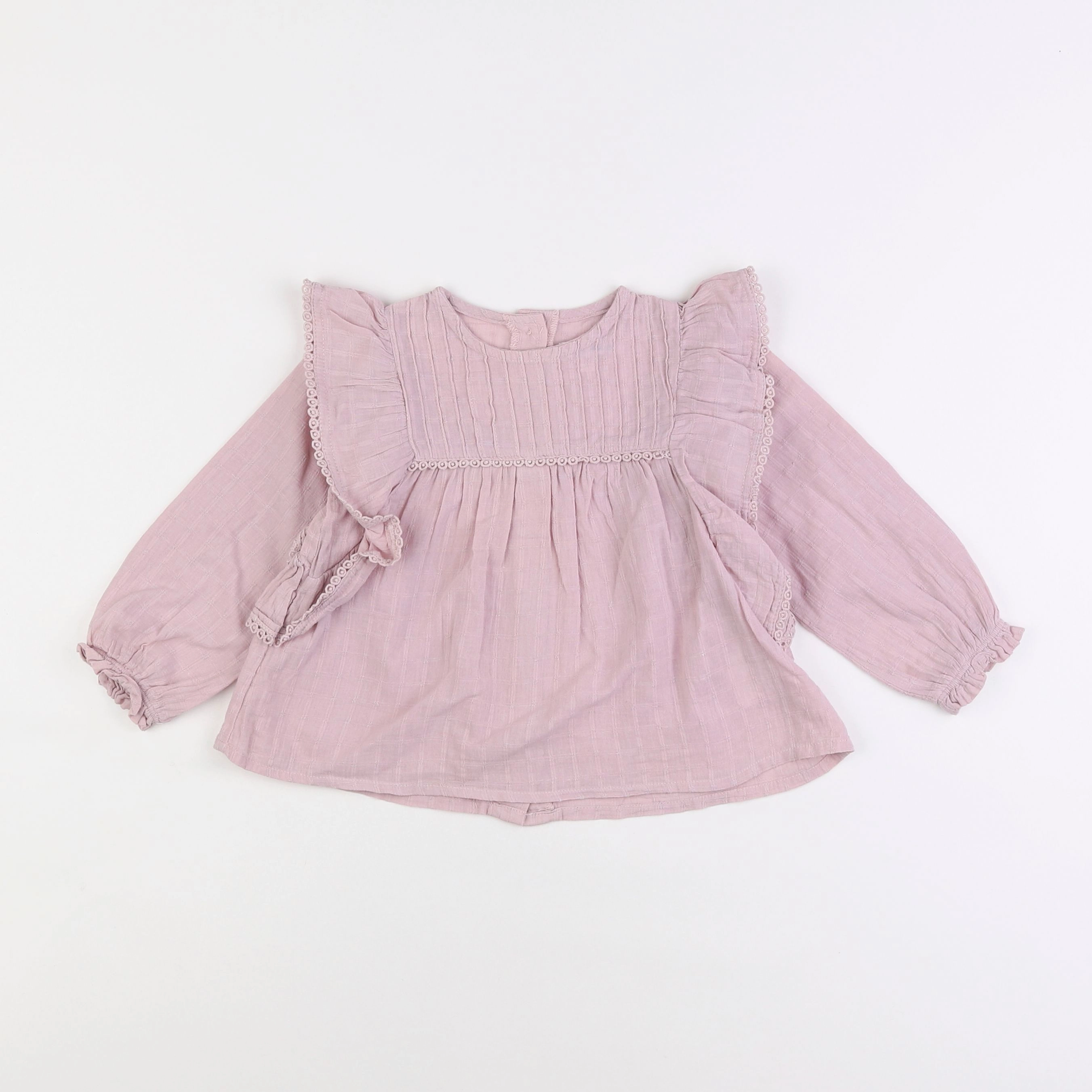 Vertbaudet - blouse rose - 2 ans