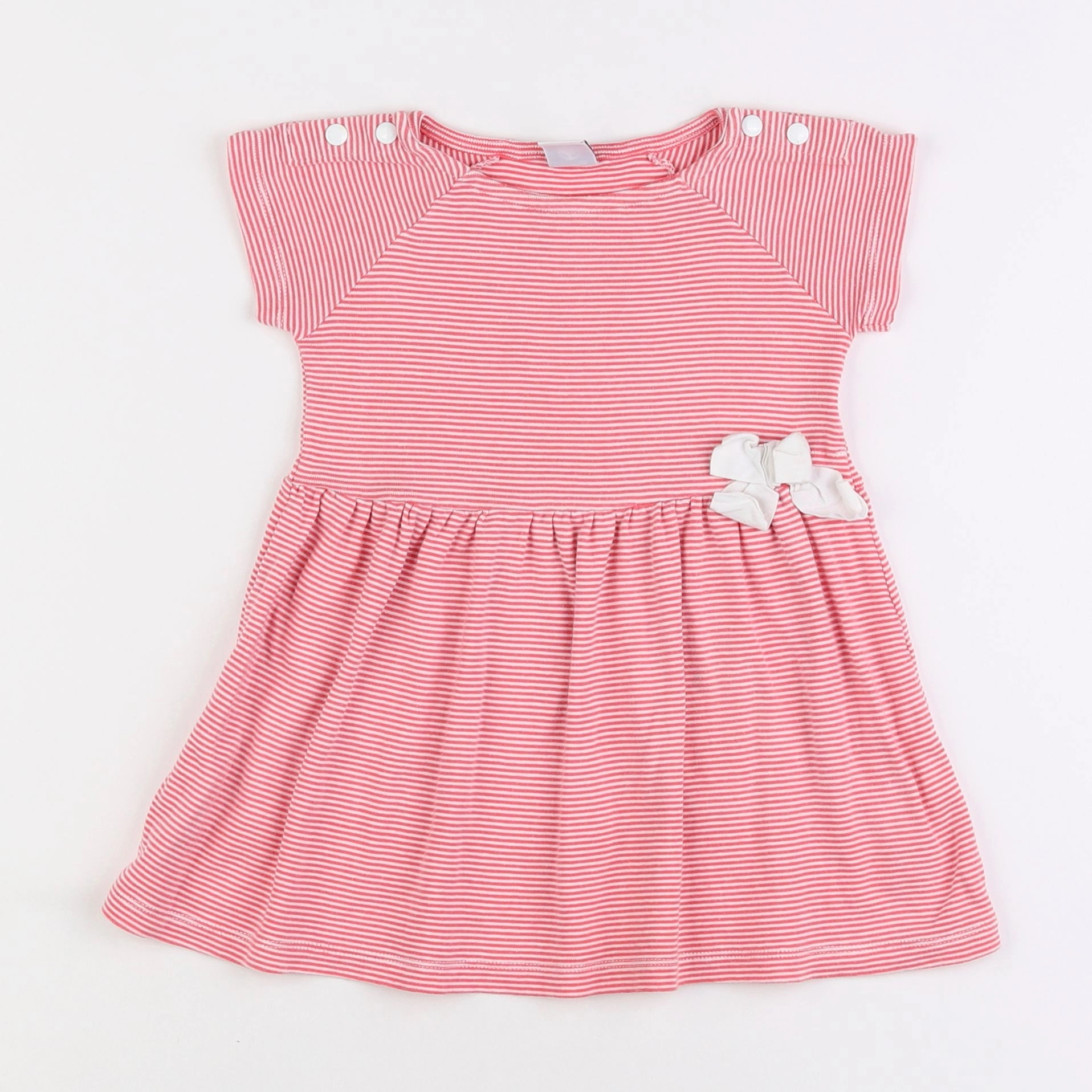 Petit Bateau - robe rose - 18 mois