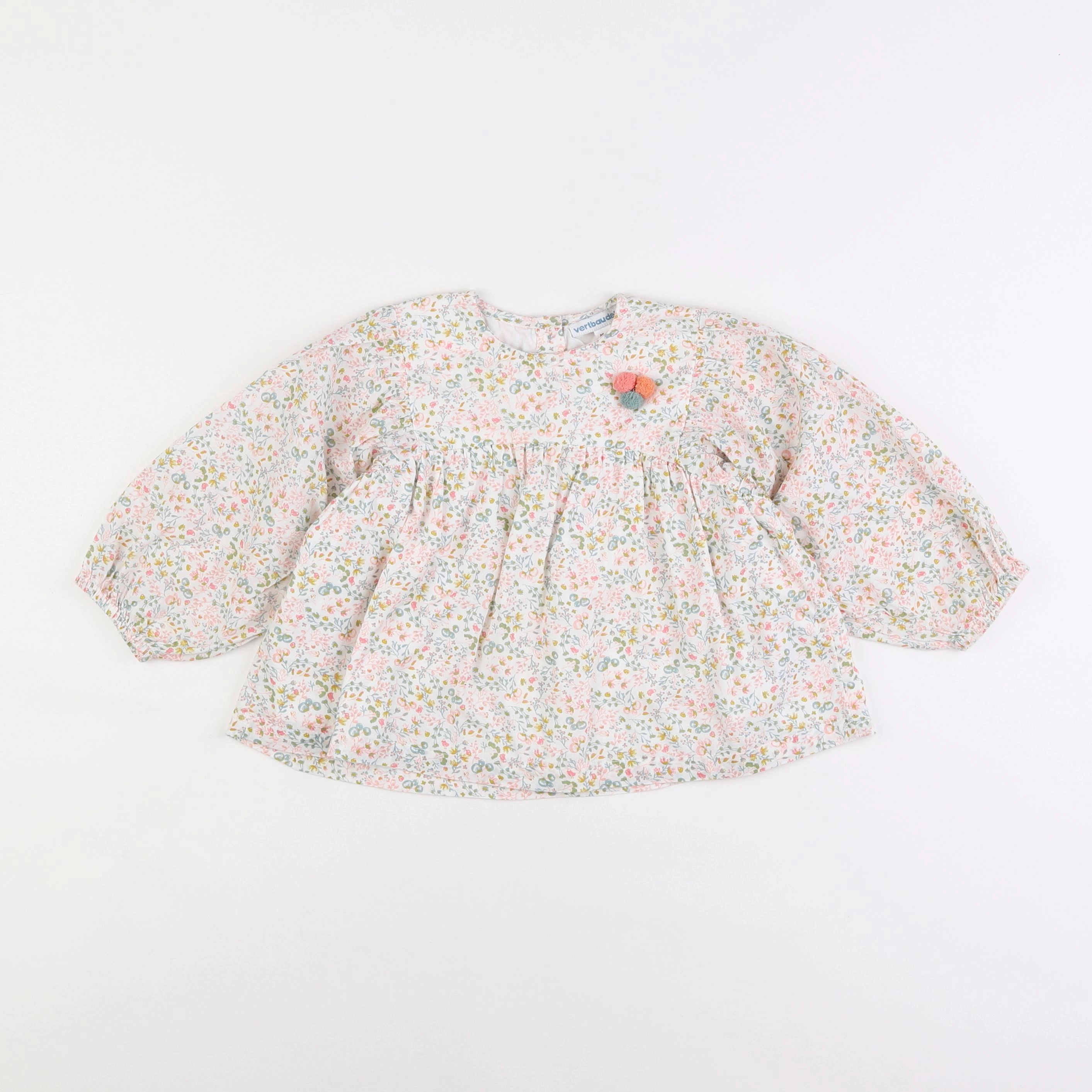 Vertbaudet - blouse multicolore - 2 ans