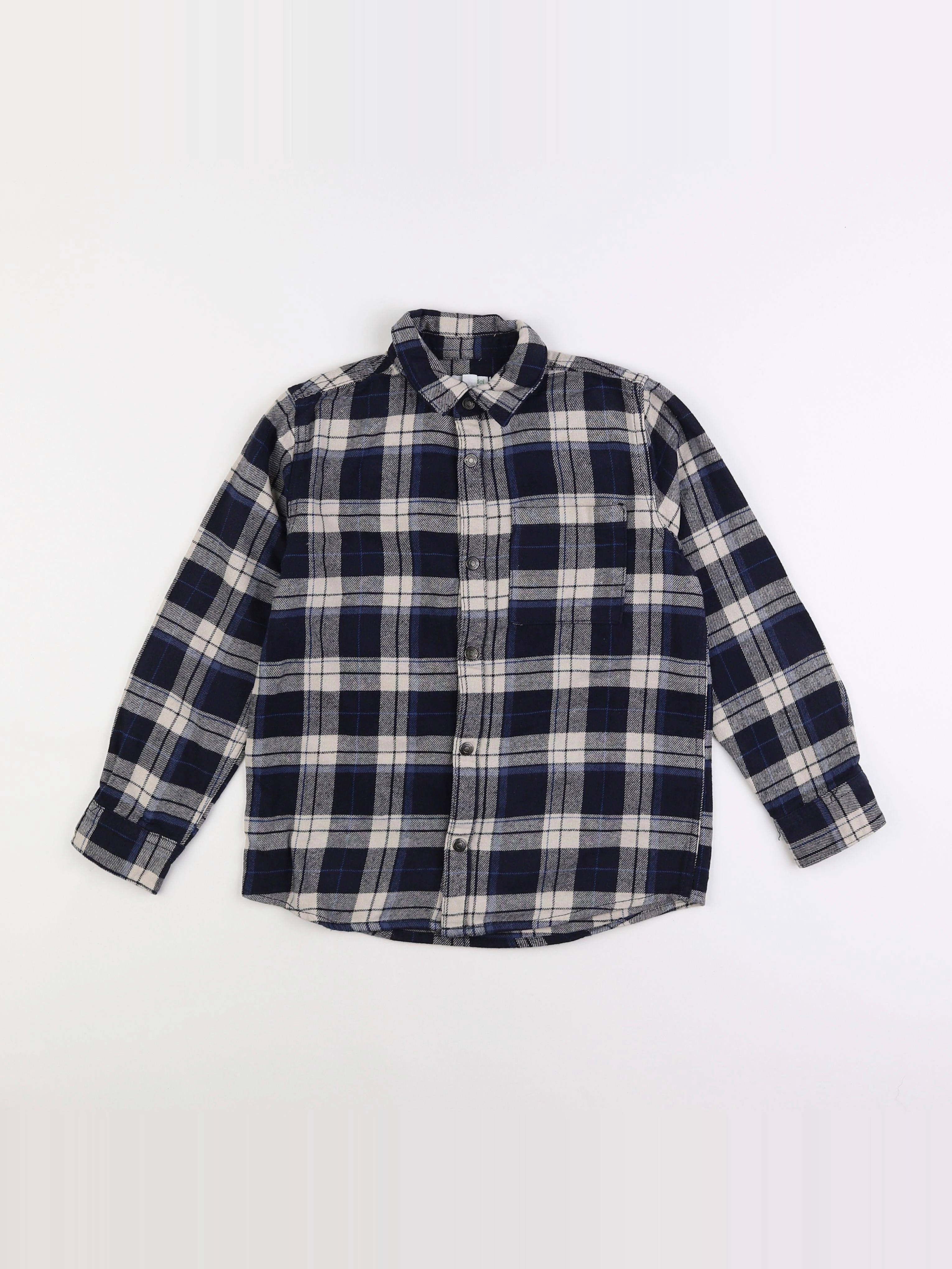 Vertbaudet - chemise bleu - 10 ans