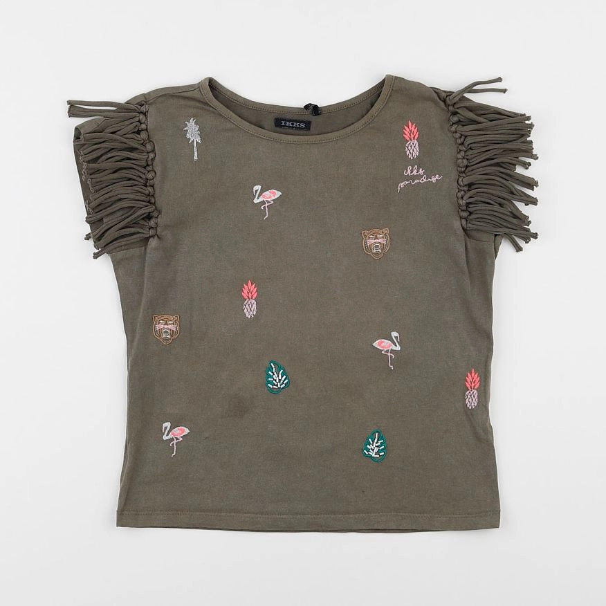 IKKS - tee-shirt marron - 8 ans