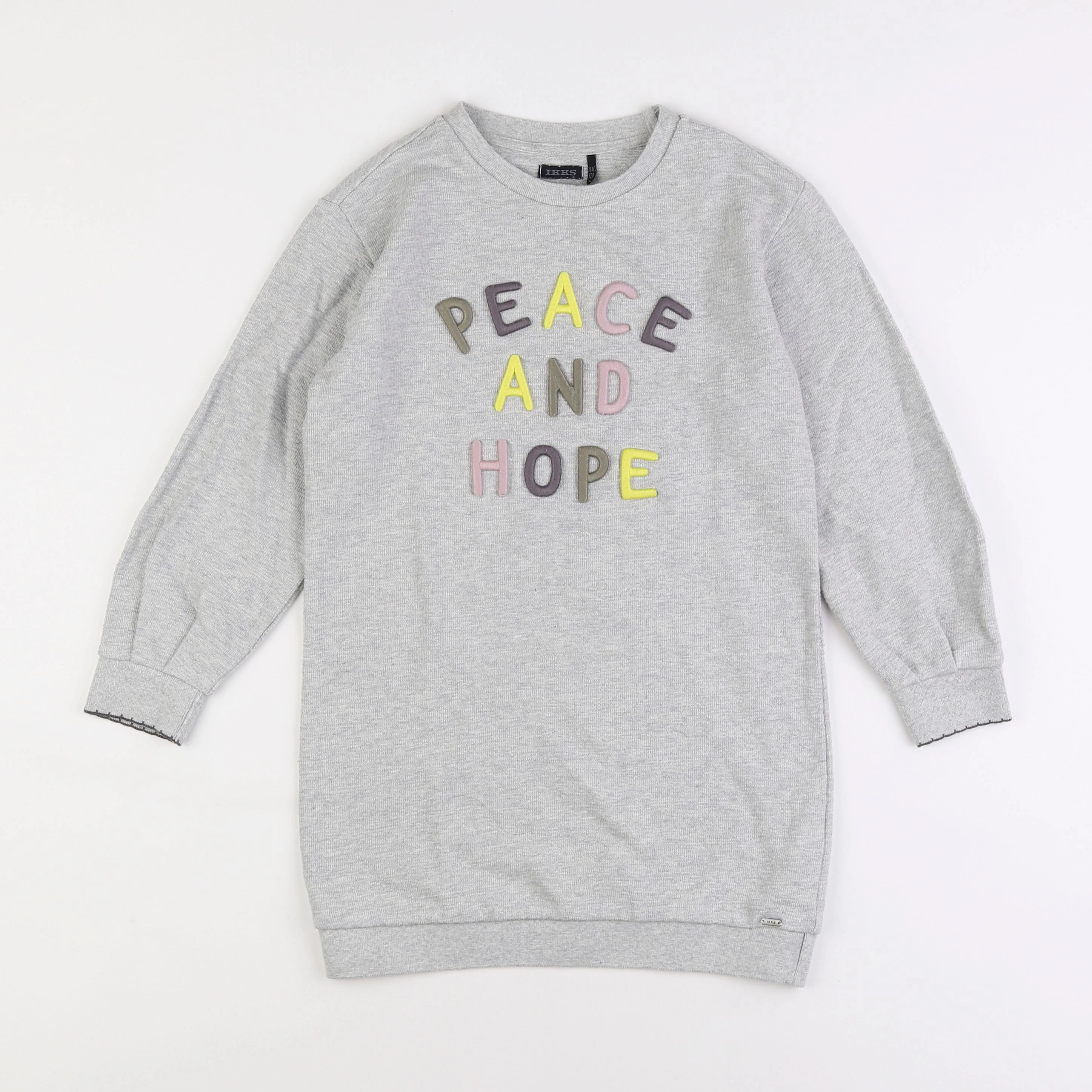 IKKS - robe gris - 8 ans