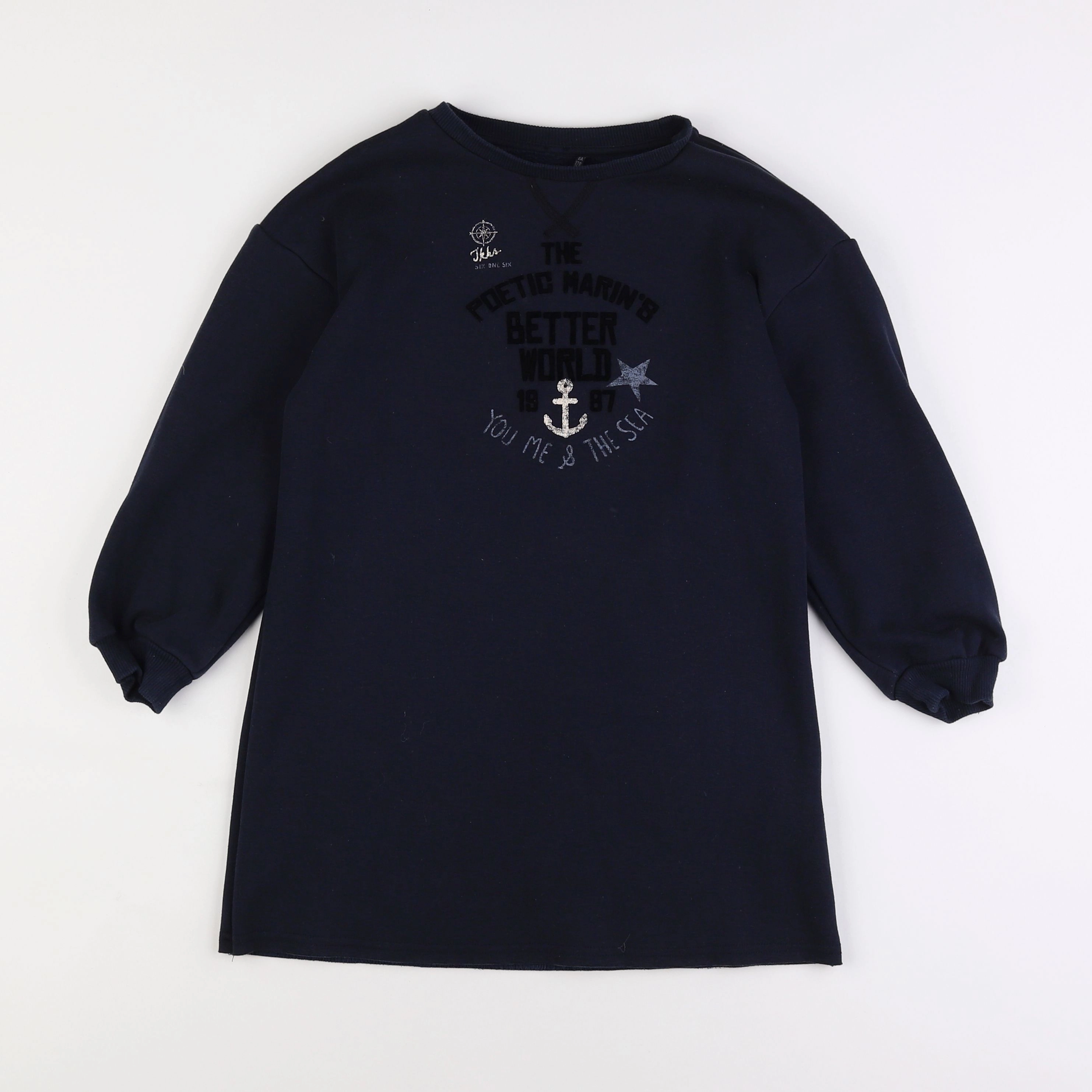 IKKS - robe bleu - 8 ans