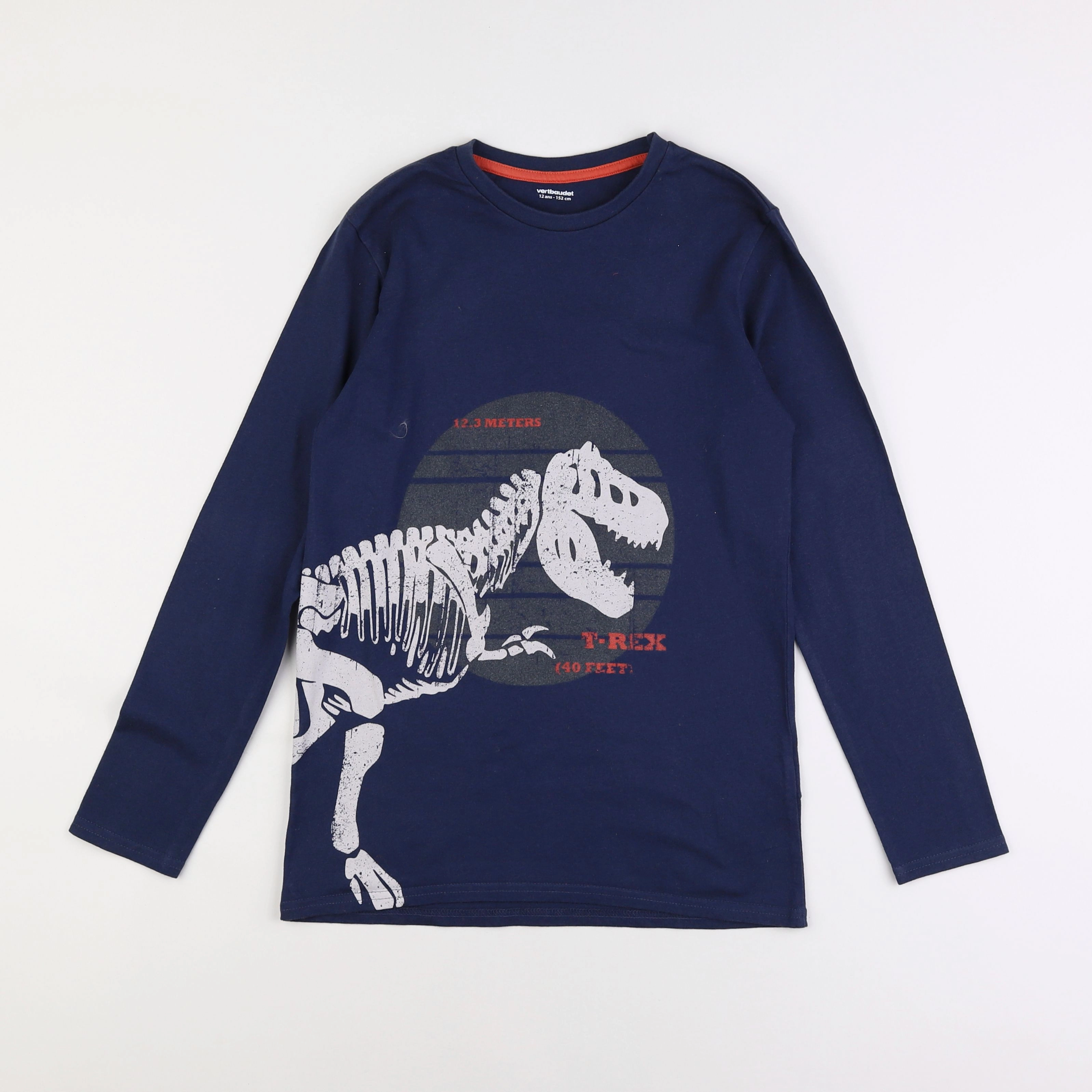Vertbaudet - tee-shirt bleu - 12 ans
