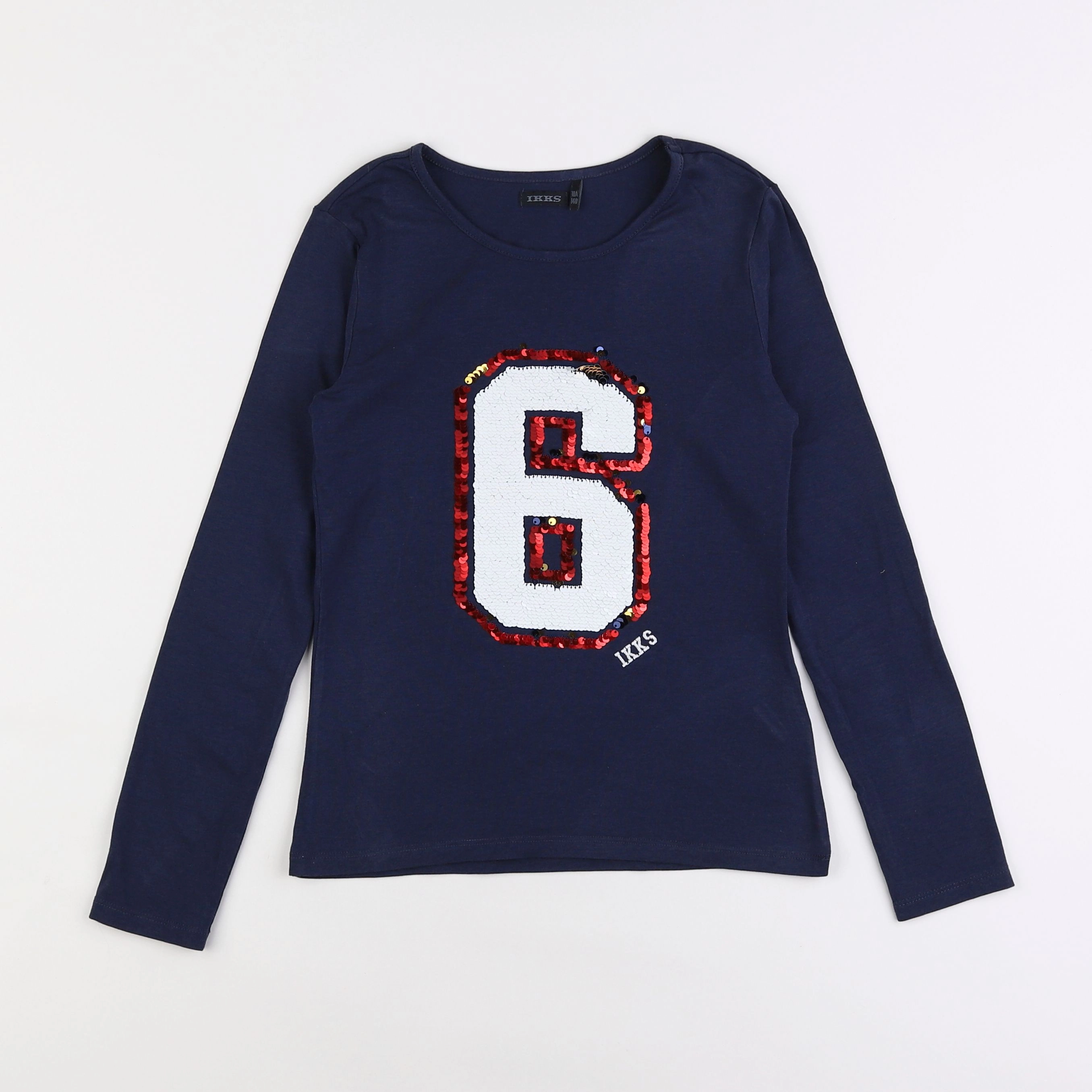 IKKS - tee-shirt bleu - 10 ans