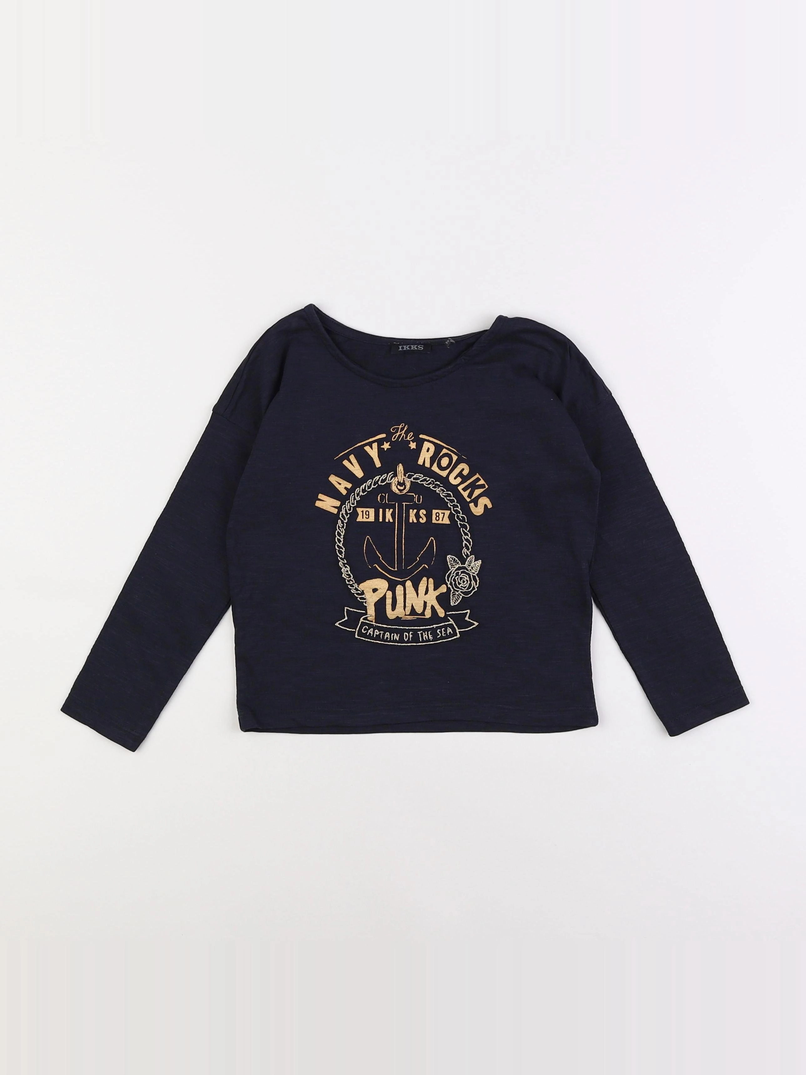 IKKS - tee-shirt bleu - 3 ans