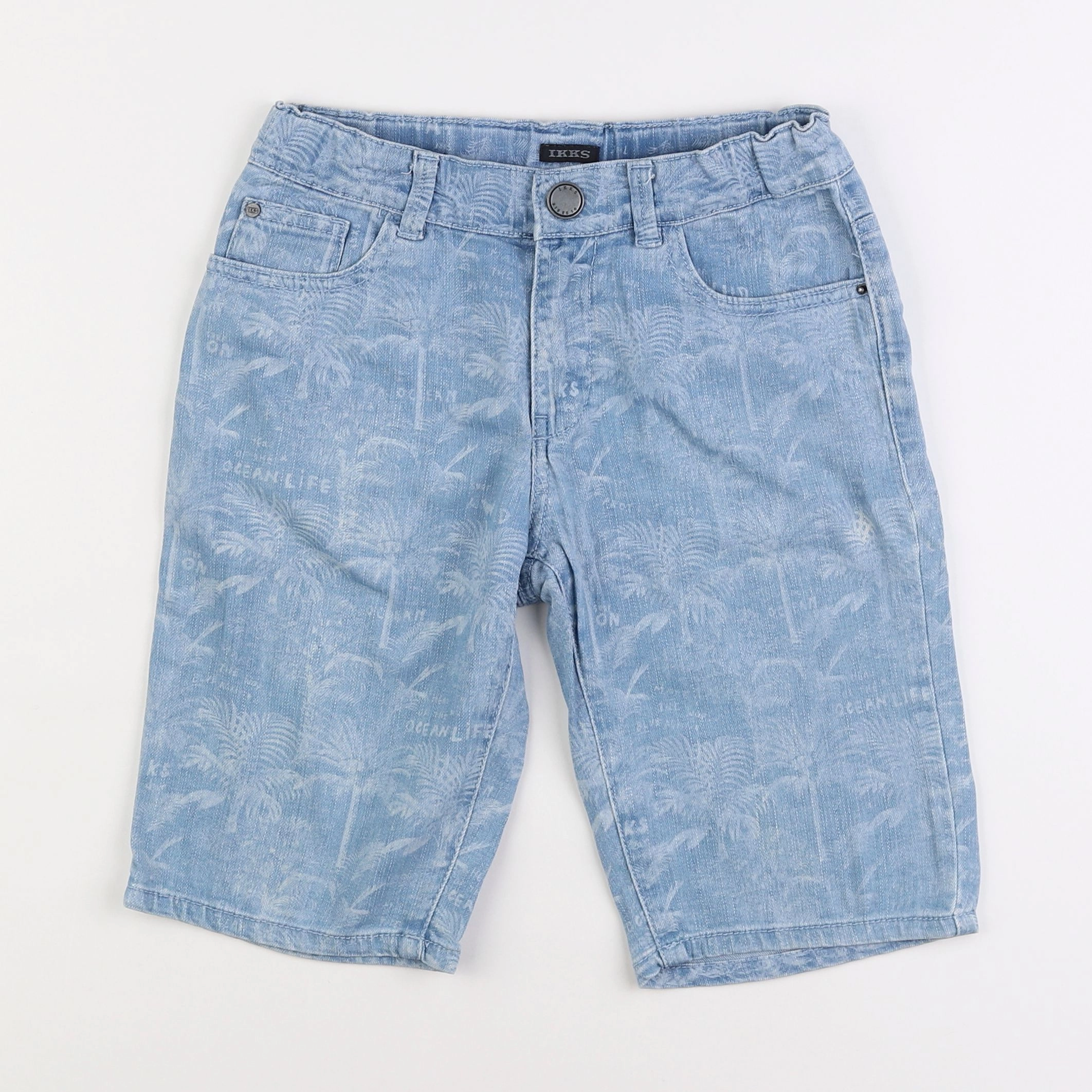 IKKS - short bleu - 10 ans