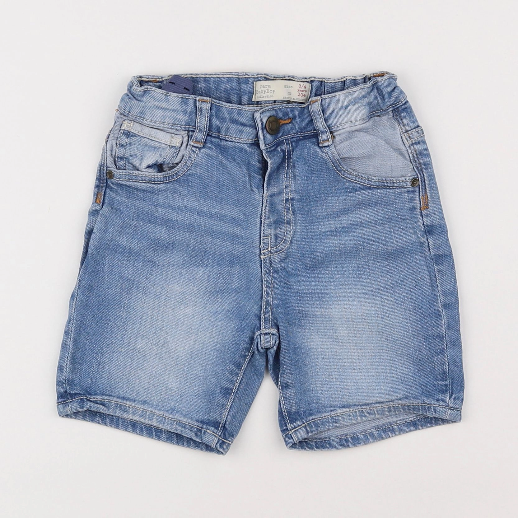 Zara - short bleu - 3/4 ans