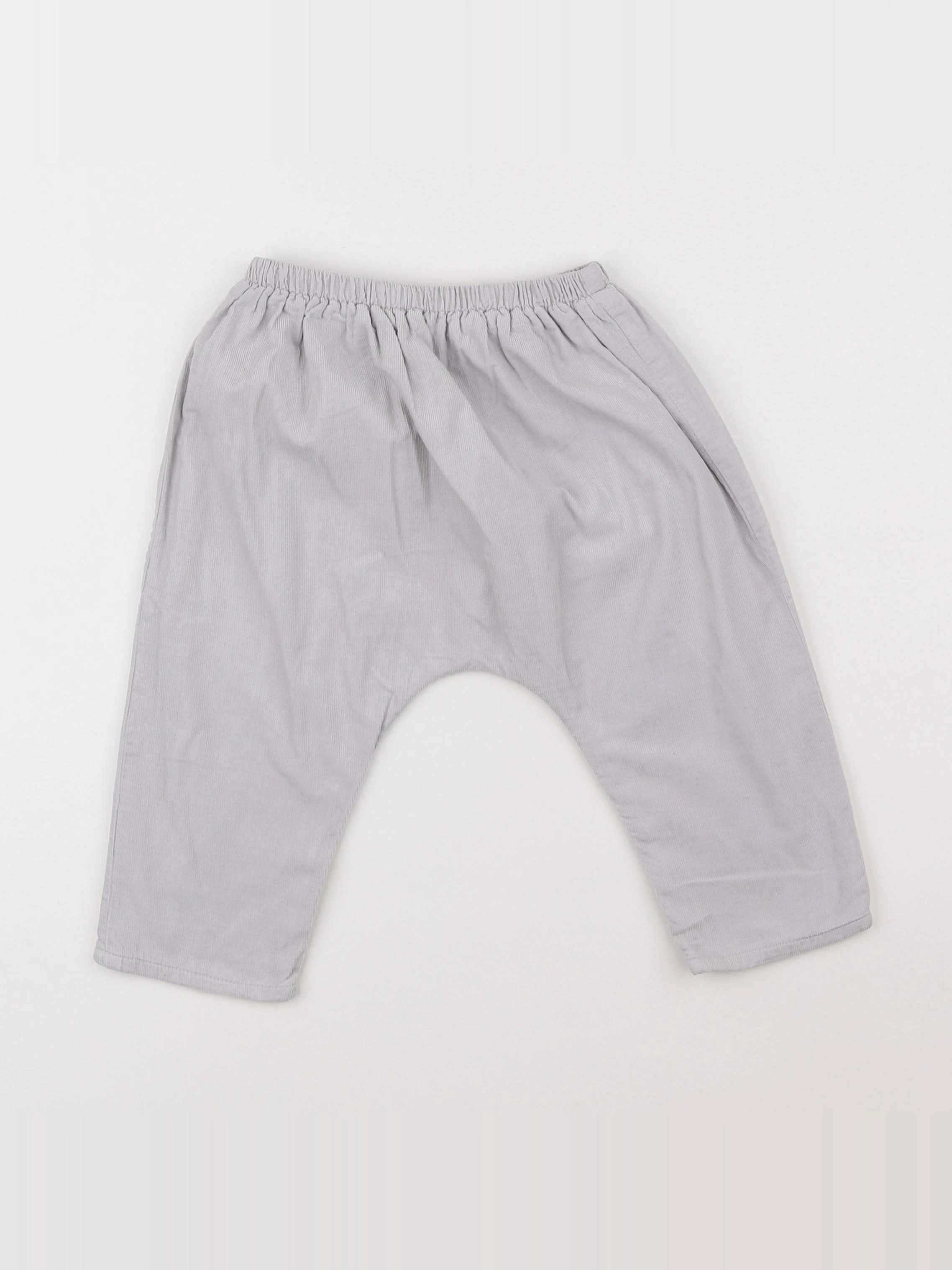 Boutchou - pantalon beige, gris - 18 mois