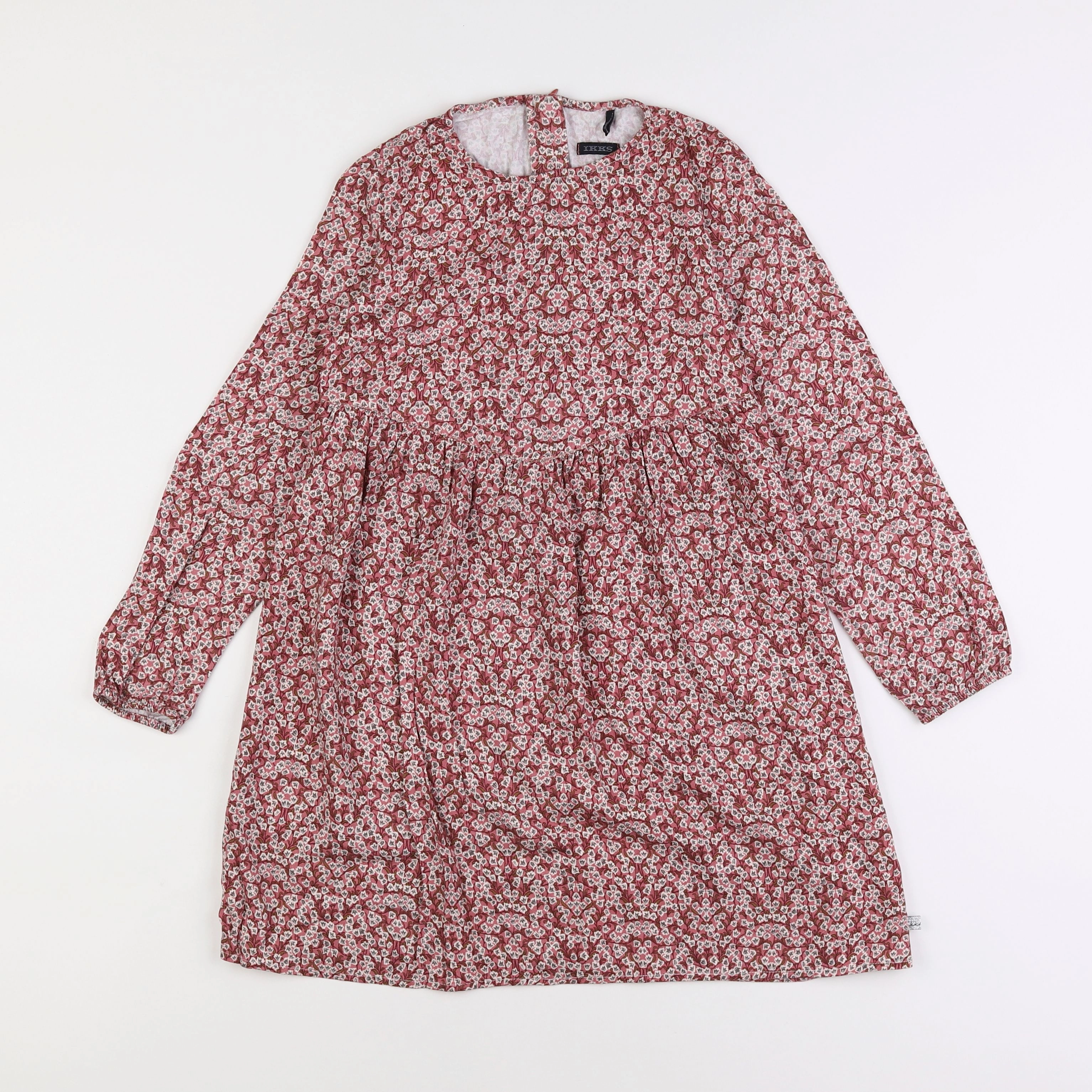 IKKS - robe rose - 10 ans