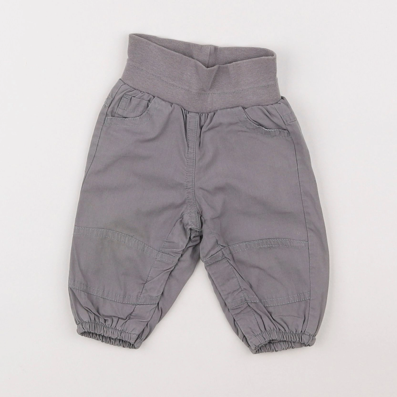 Vertbaudet - pantalon gris - 3 mois