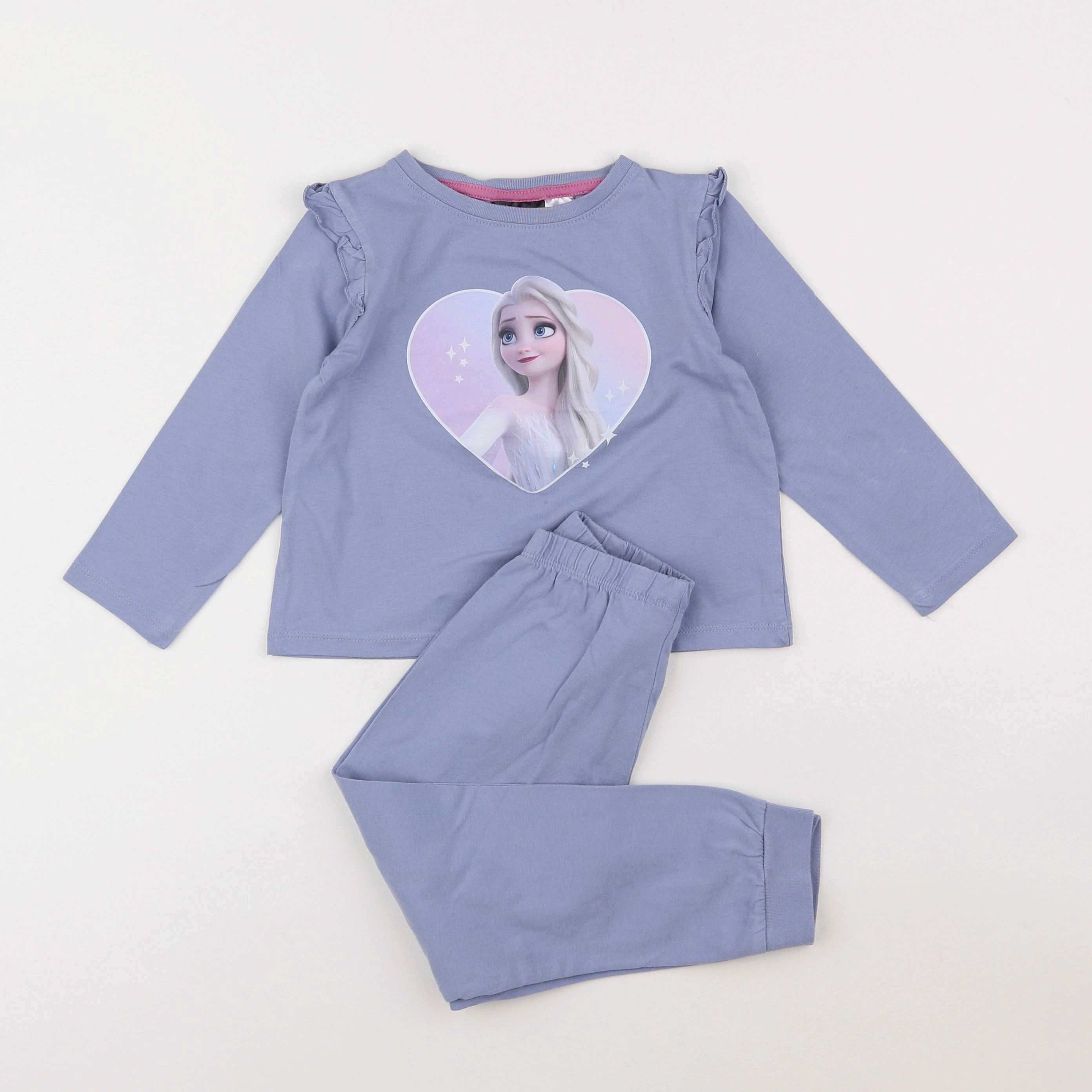 H&M - pyjama coton bleu - 3 ans