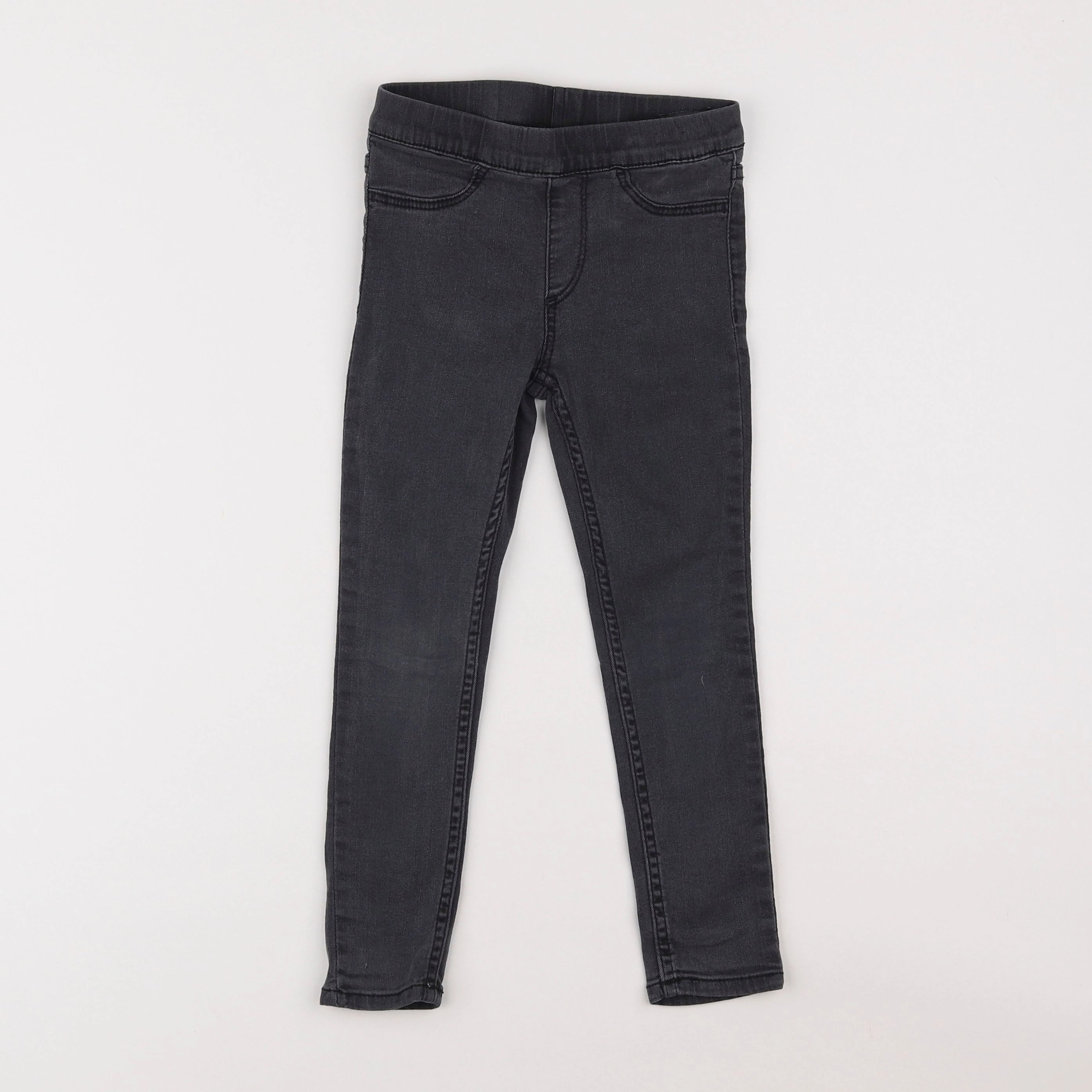 H&M - jegging gris - 3/4 ans