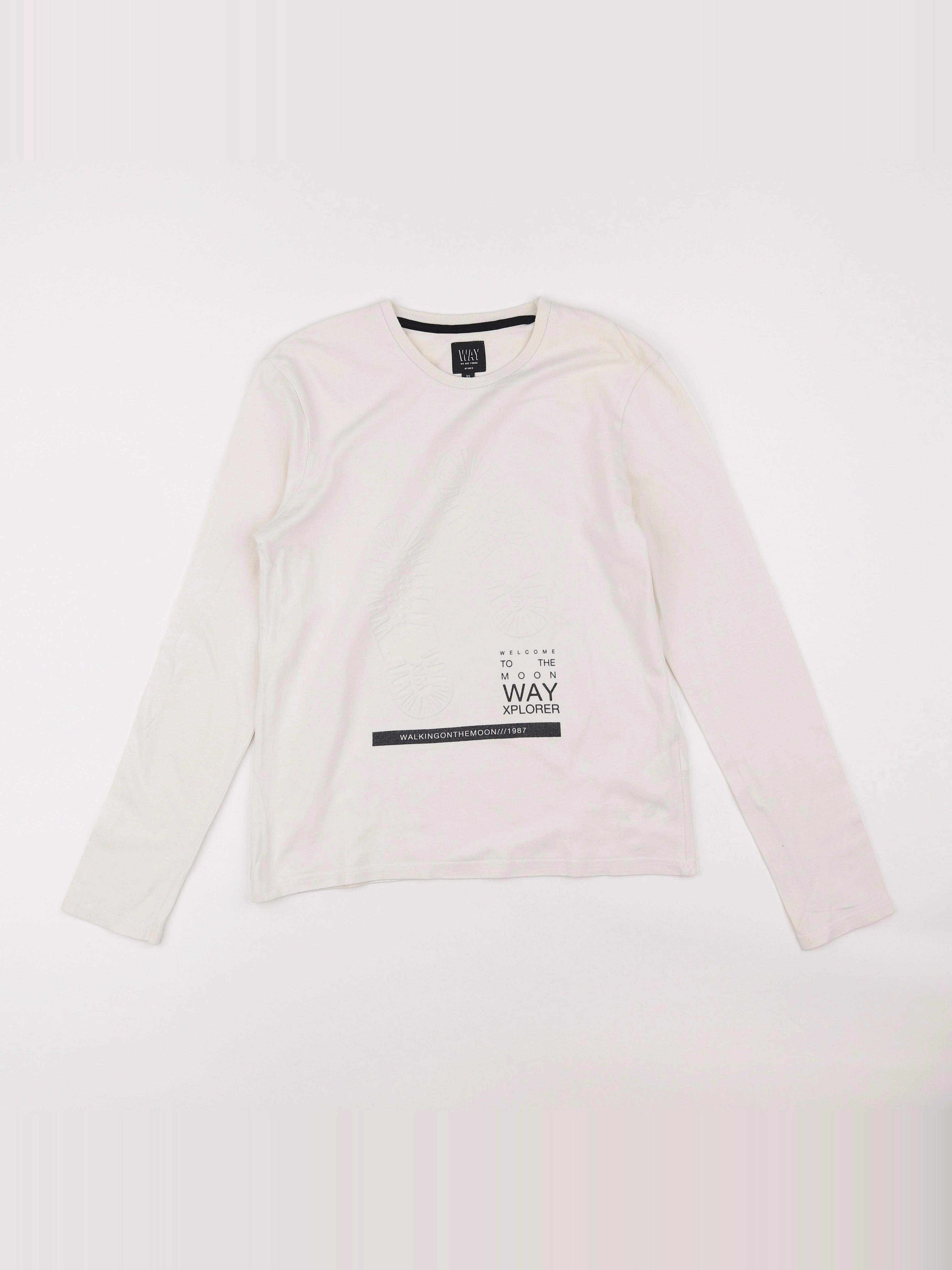 IKKS - tee-shirt blanc - 12 ans