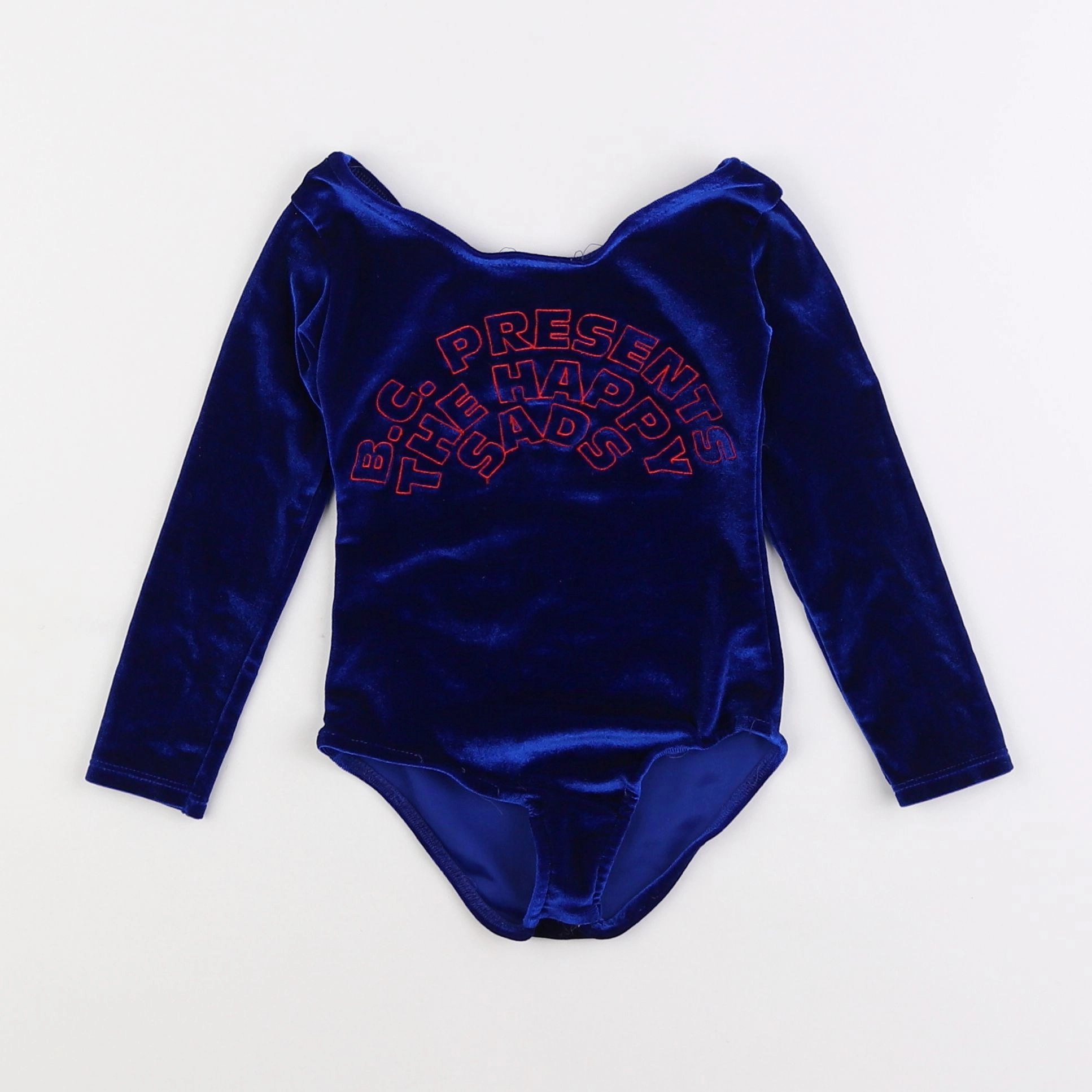 Bobo Choses - body tee-shirt bleu - 2/3 ans