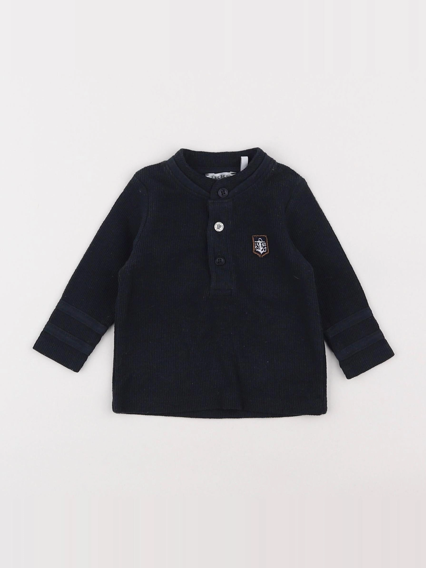 IKKS - tee-shirt bleu - 3 mois