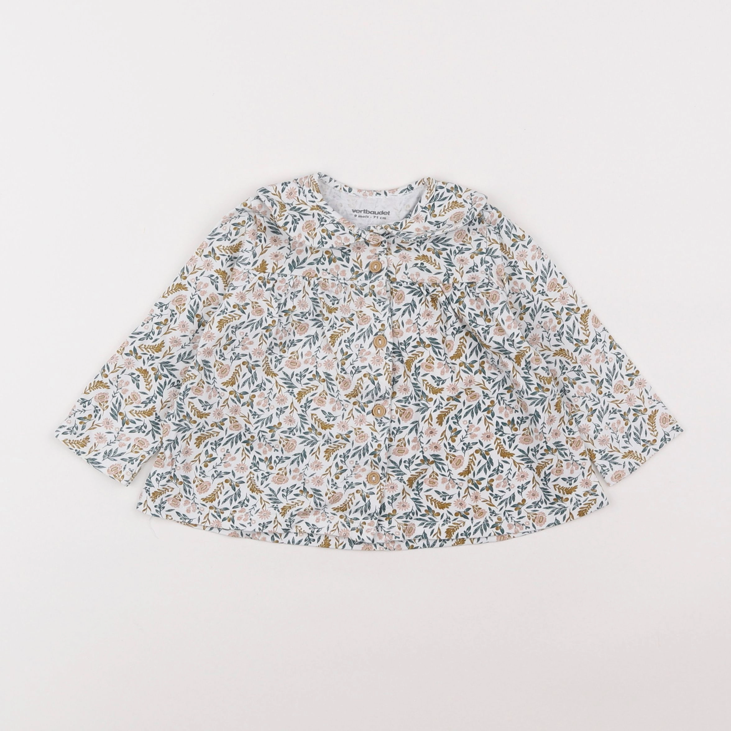 Vertbaudet - tee-shirt multicolore - 9 mois