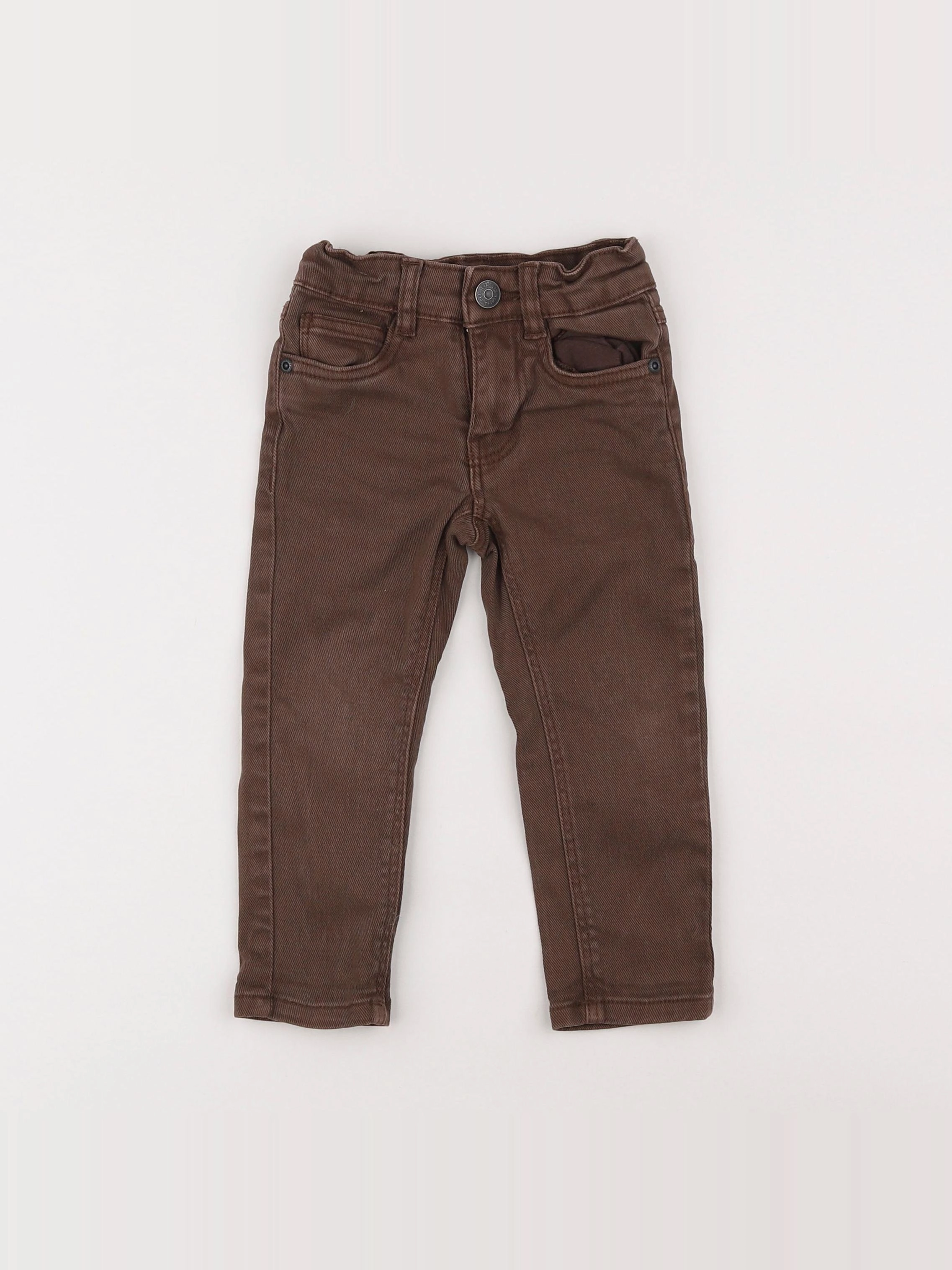 Vertbaudet - pantalon marron - 2 ans