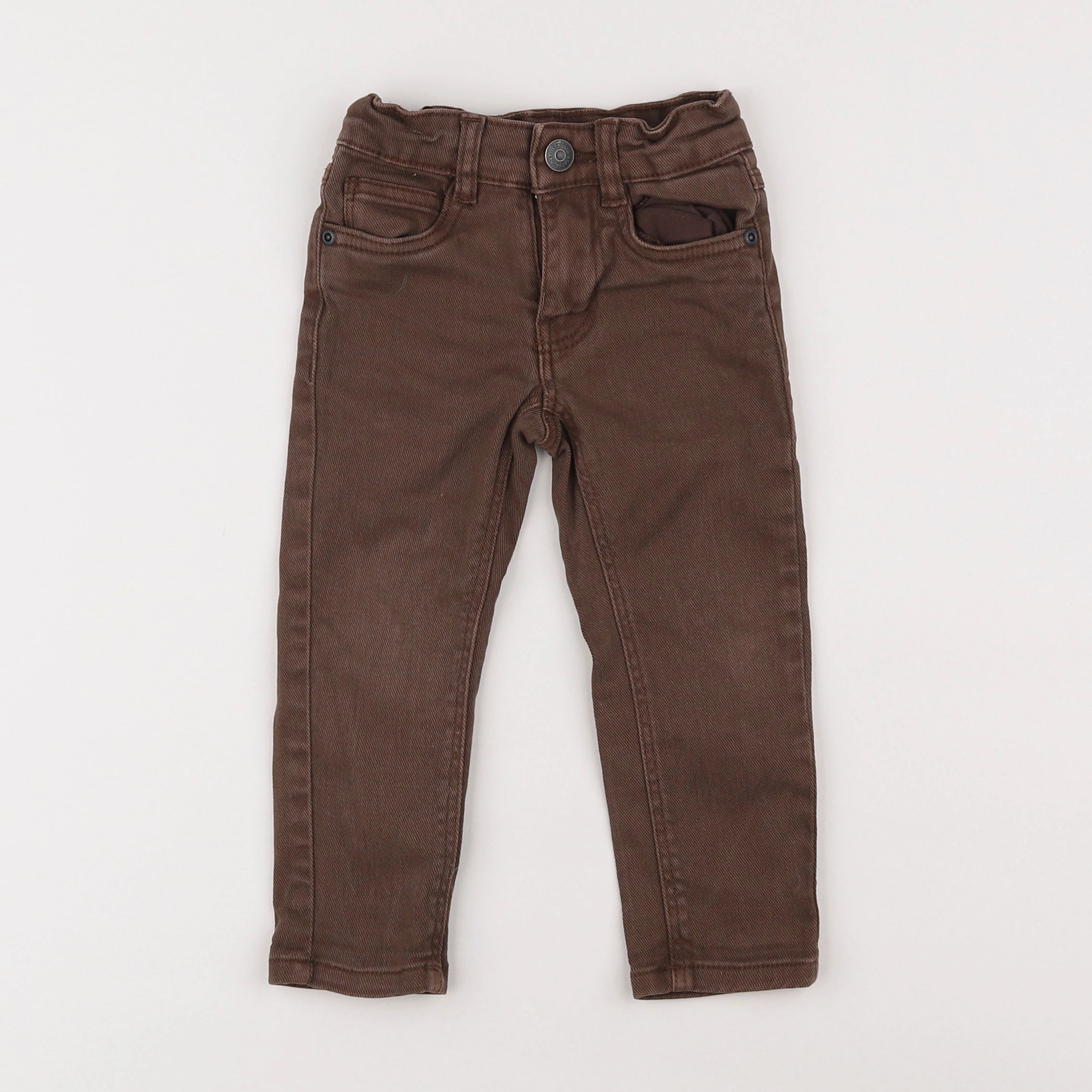 Vertbaudet - pantalon marron - 2 ans