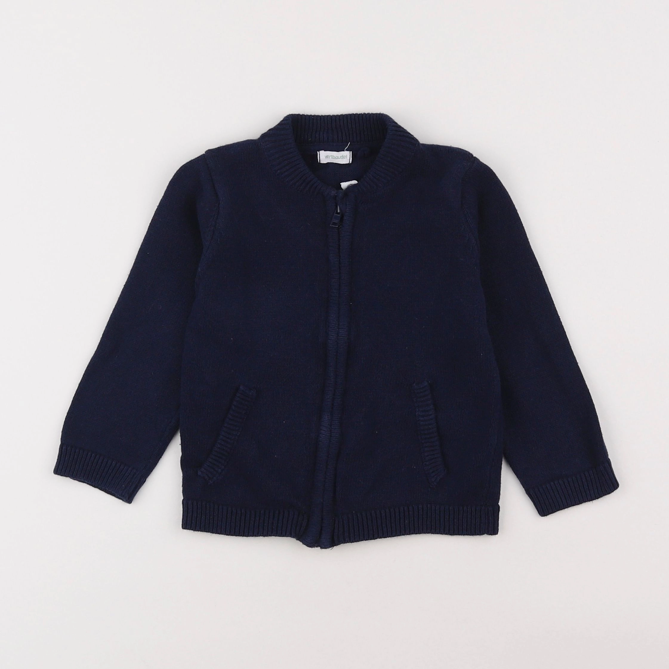 Vertbaudet - gilet bleu - 2 ans