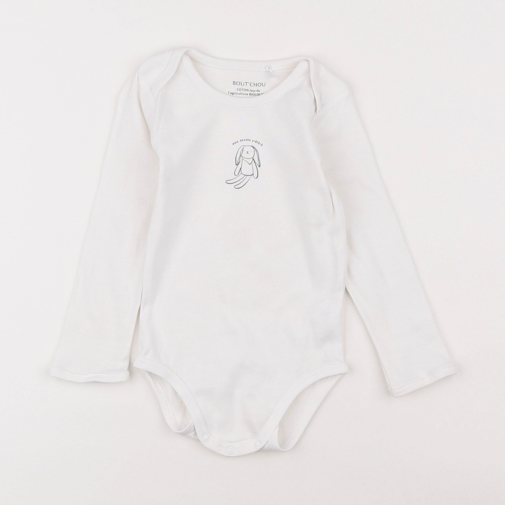 Boutchou - body blanc - 2 ans