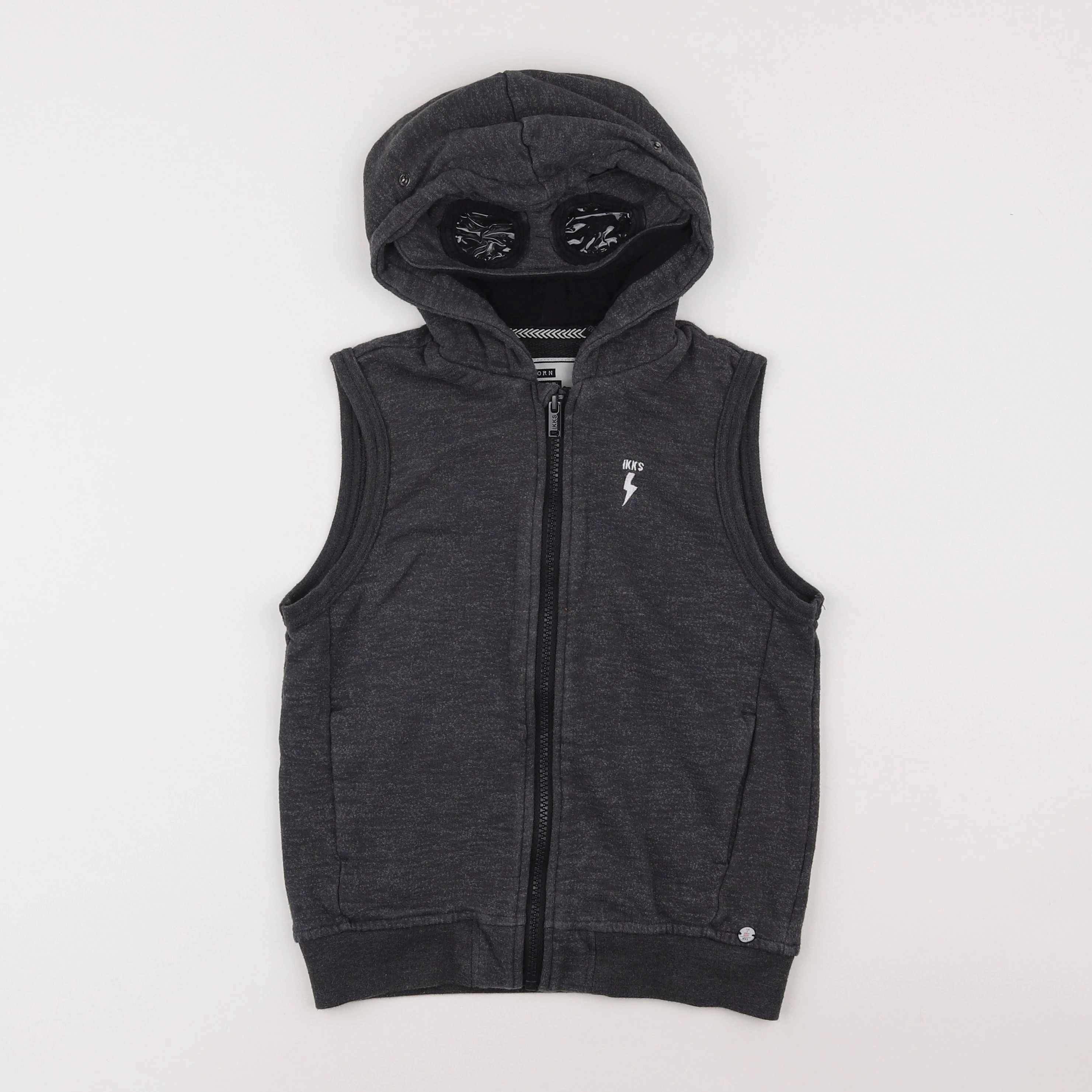 IKKS - sweat gris - 8 ans