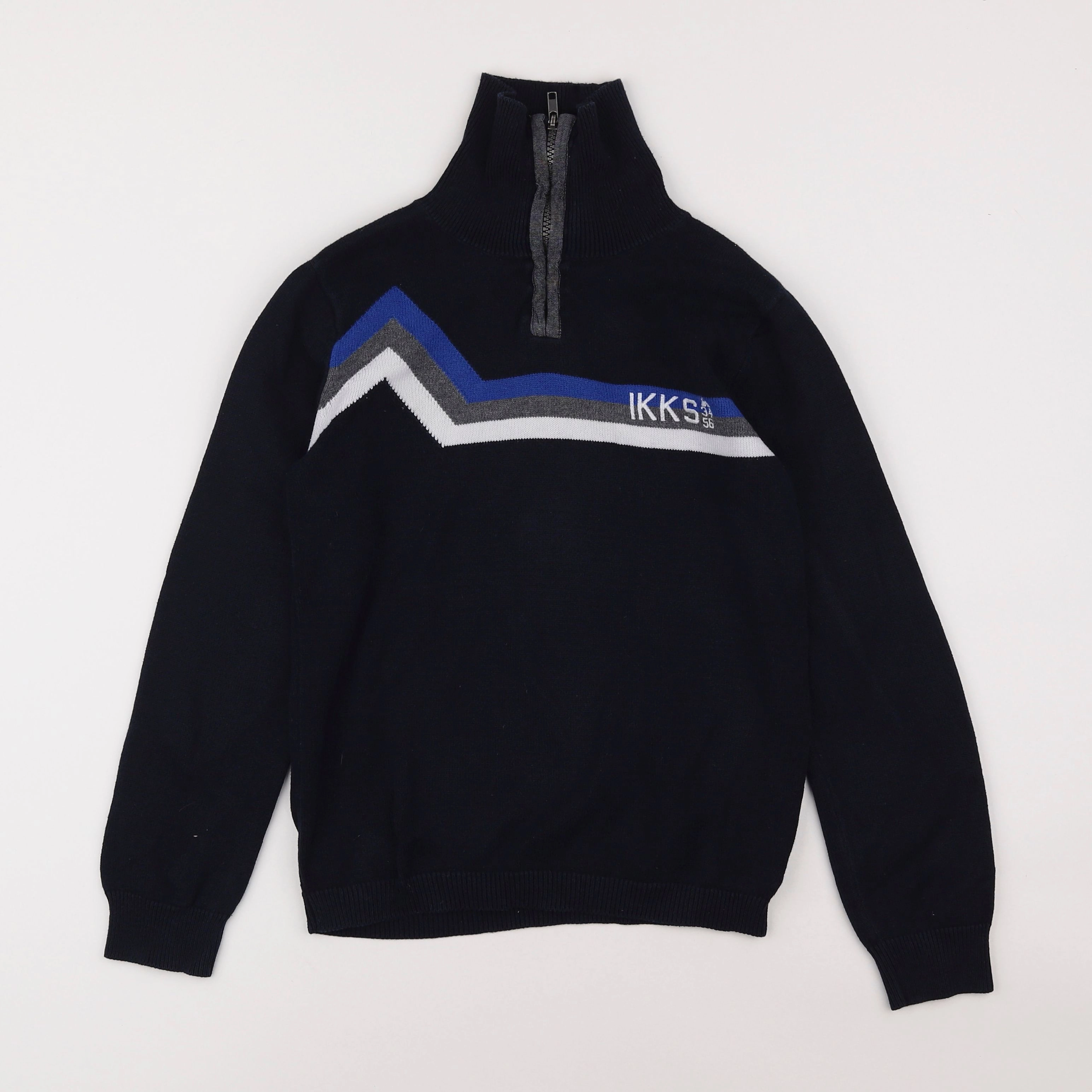 IKKS - pull bleu - 10 ans