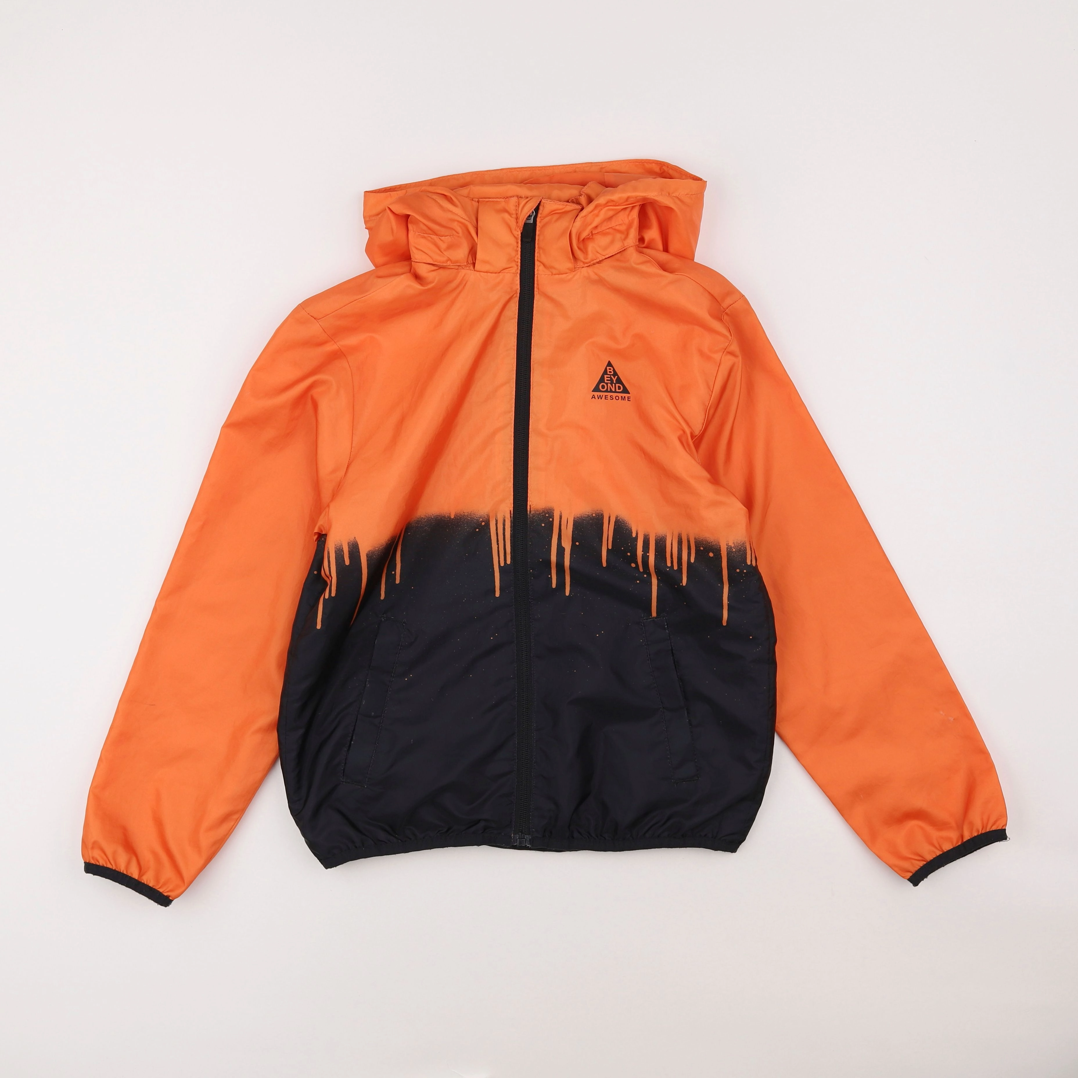 H&M - coupe-vent orange - 8/10 ans