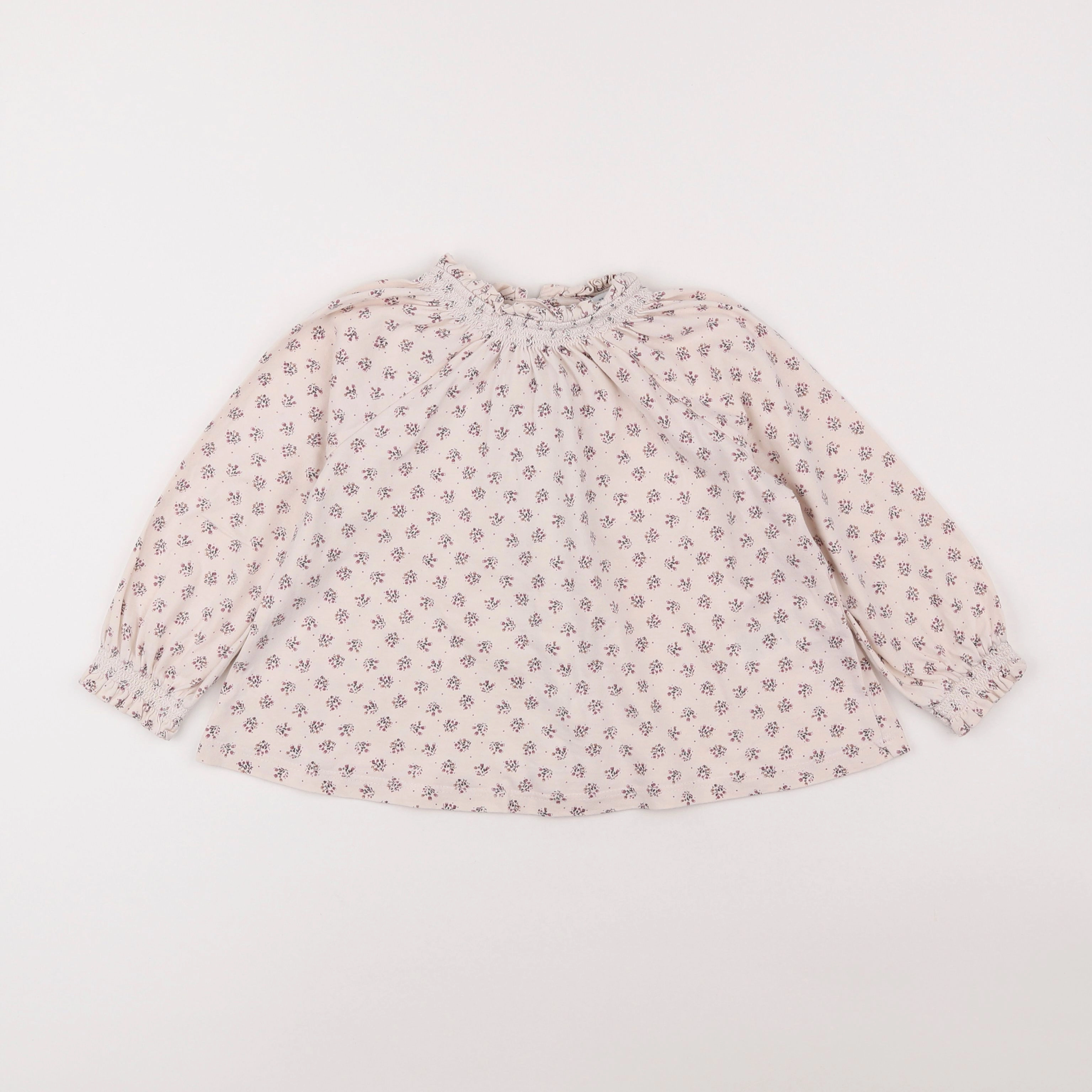 Vertbaudet - blouse beige - 3 ans