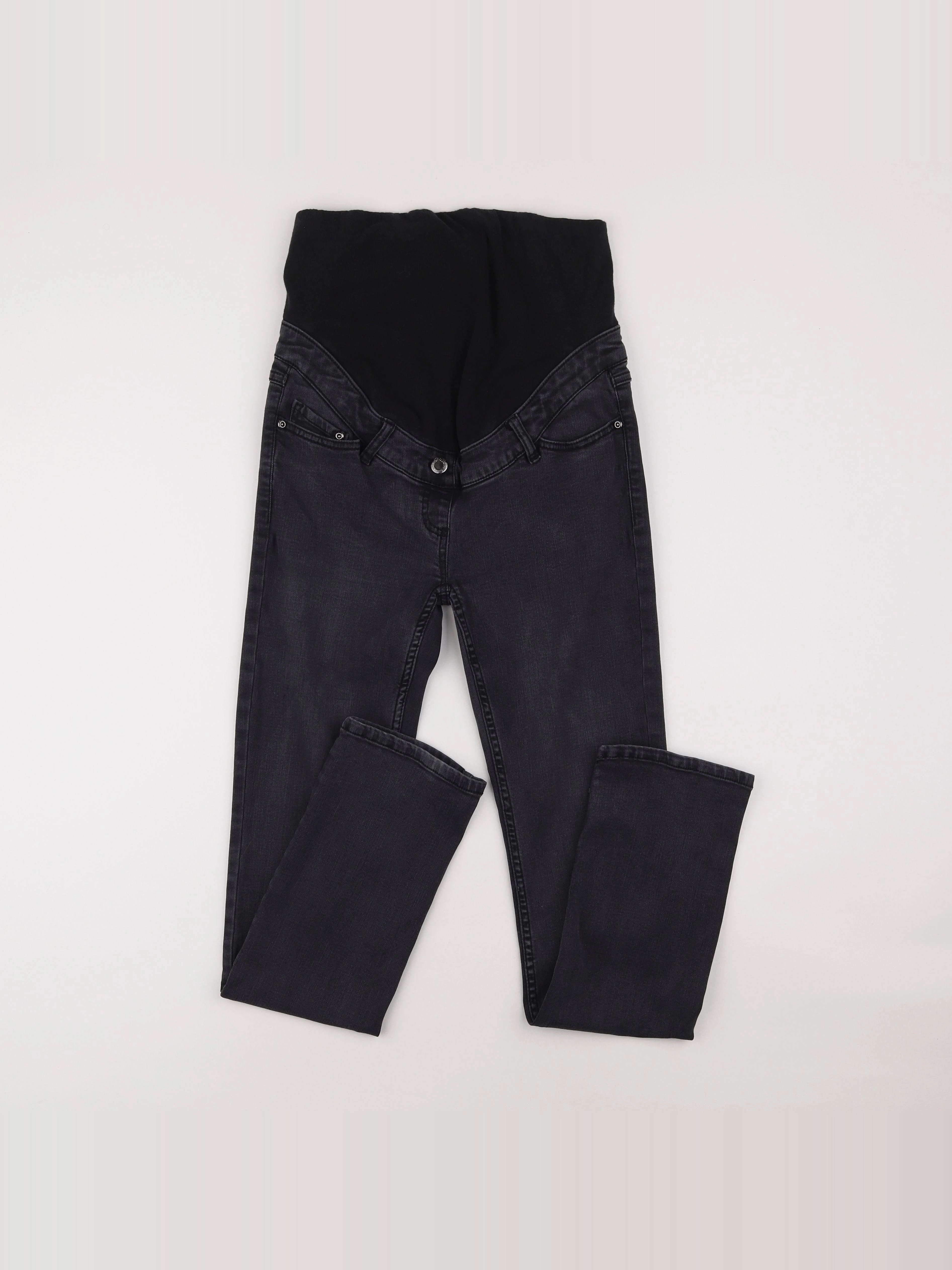 Vertbaudet - jean grossesse gris - 38