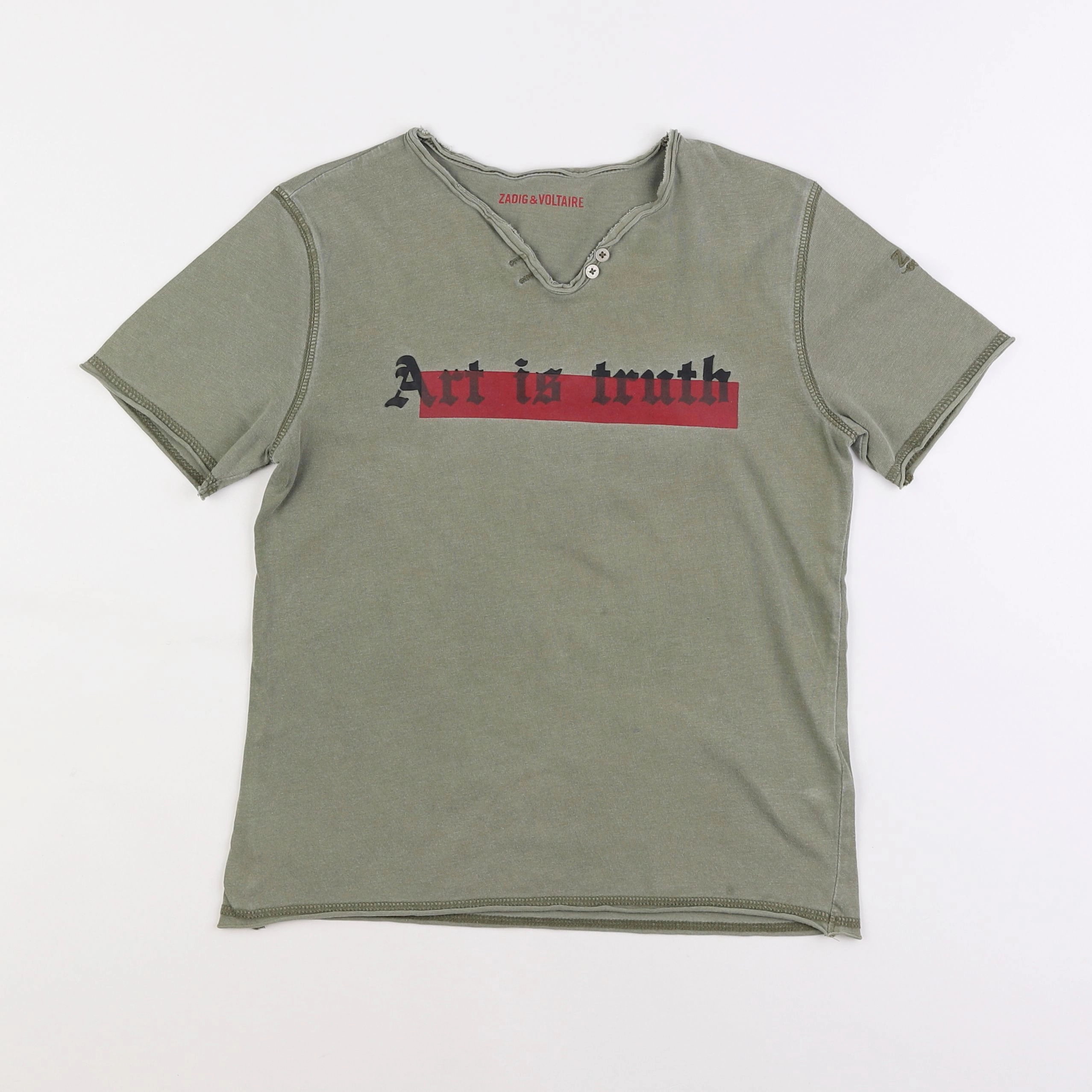 Zadig & Voltaire - tee-shirt vert - 10 ans