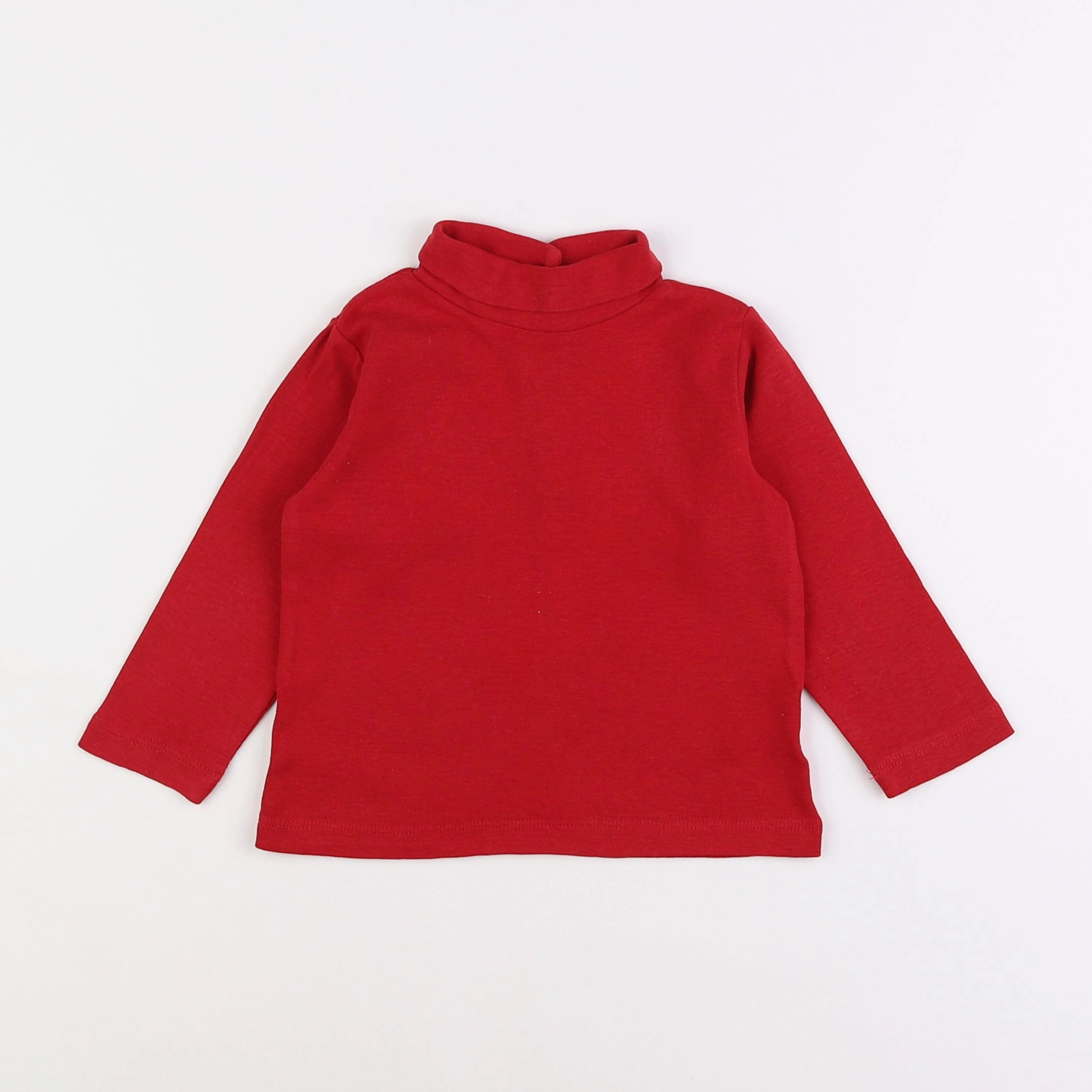 Boutchou - sous-pull rouge - 2 ans