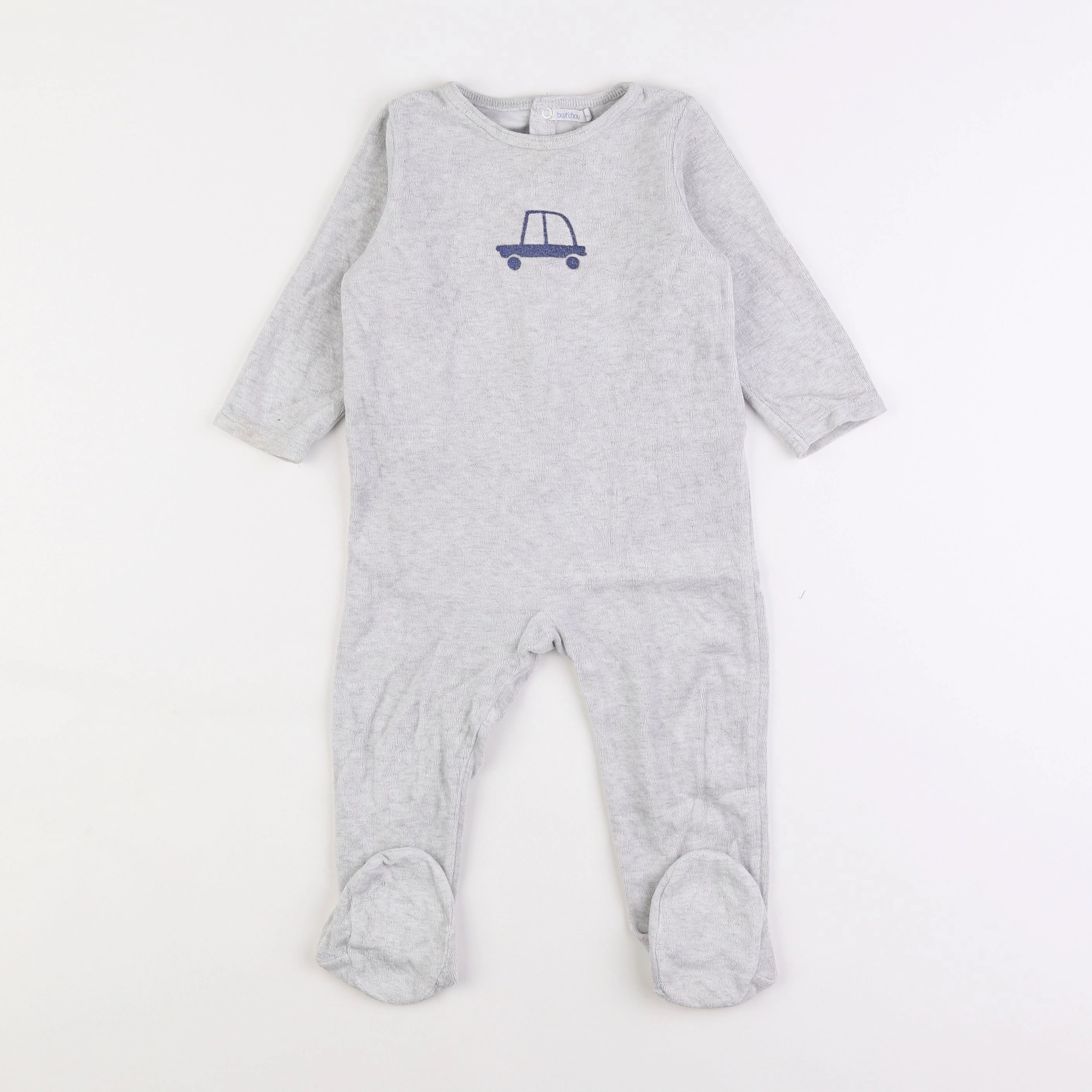 Boutchou - pyjama velours gris - 18 mois