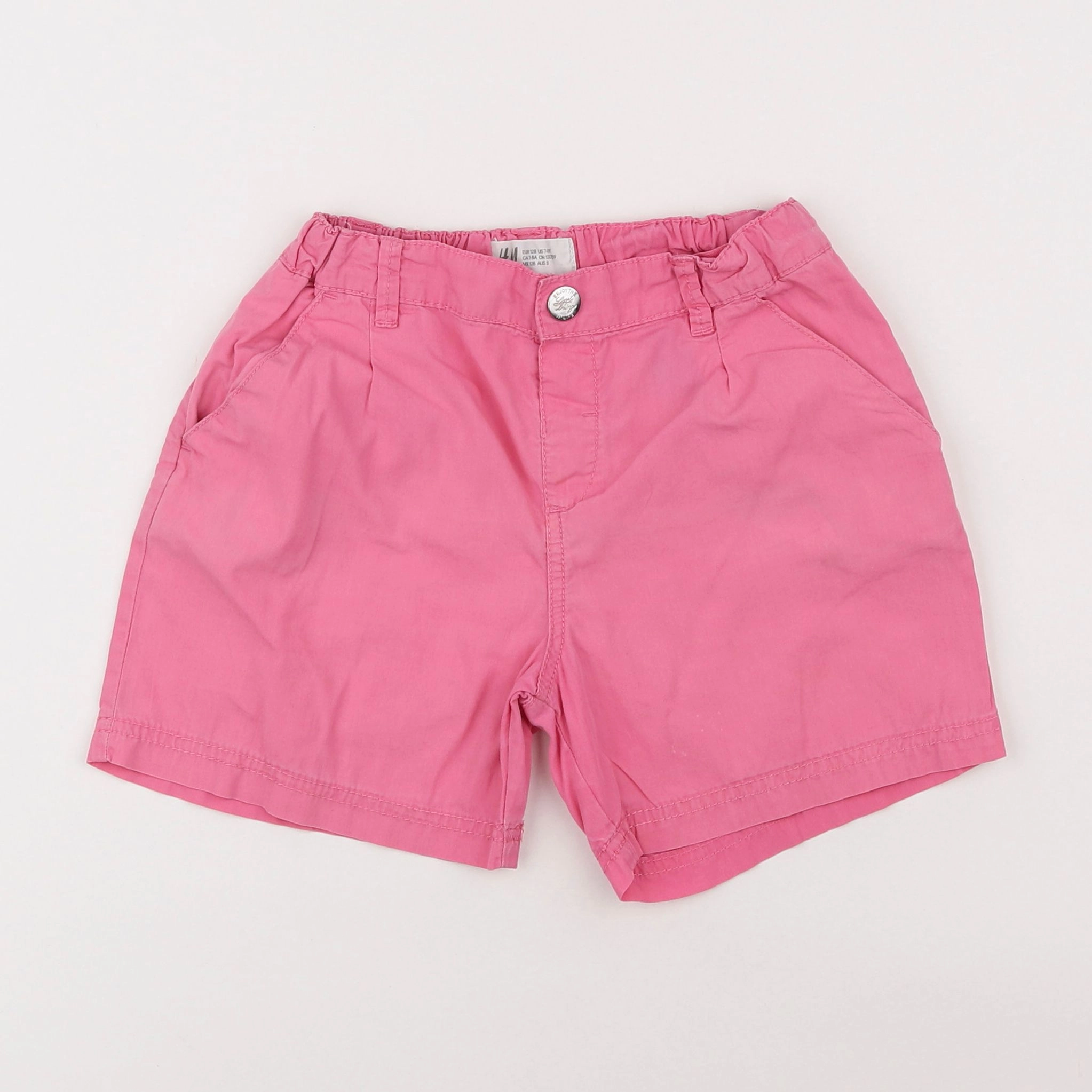 H&M - short rose - 7/8 ans