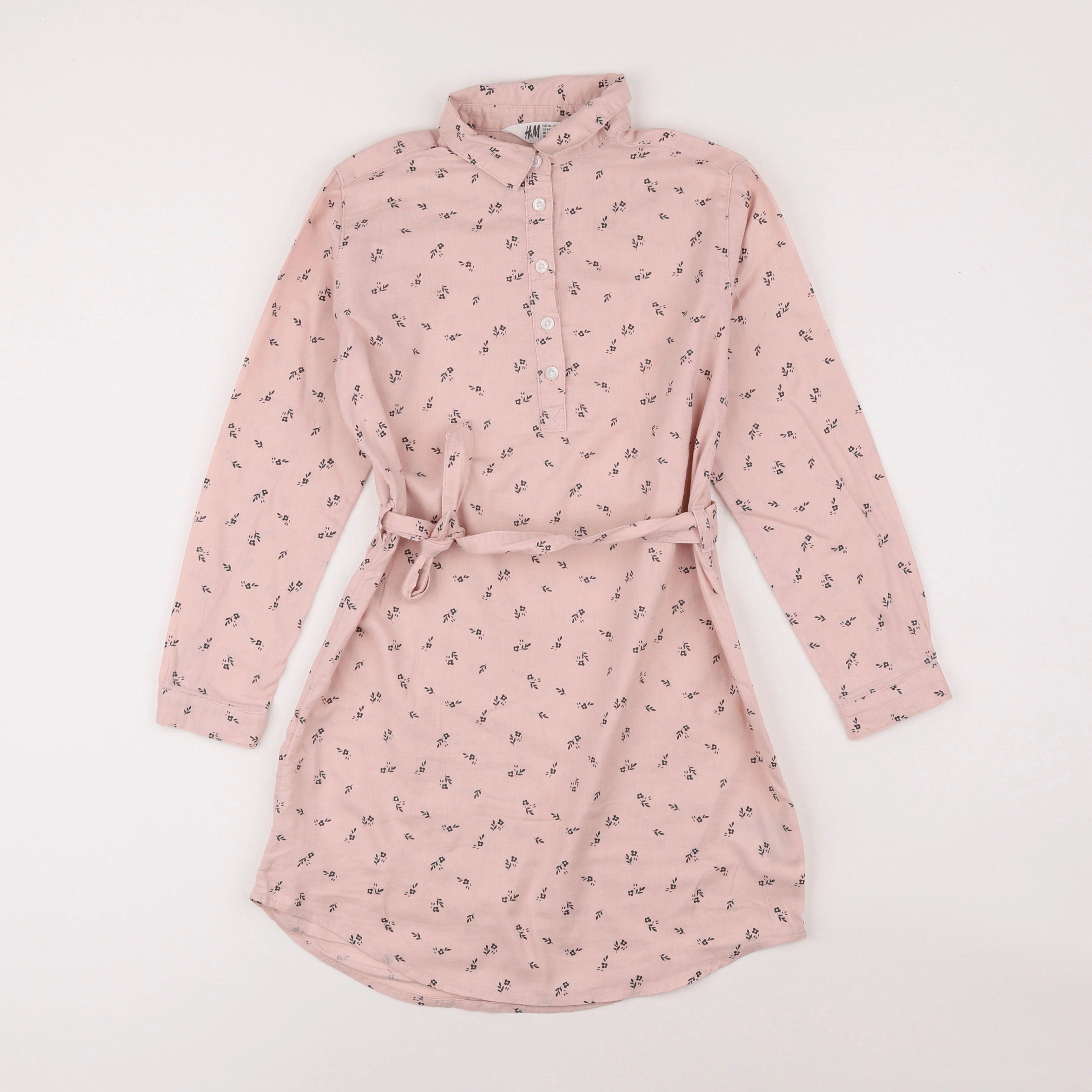 H&M - robe rose - 8/9 ans