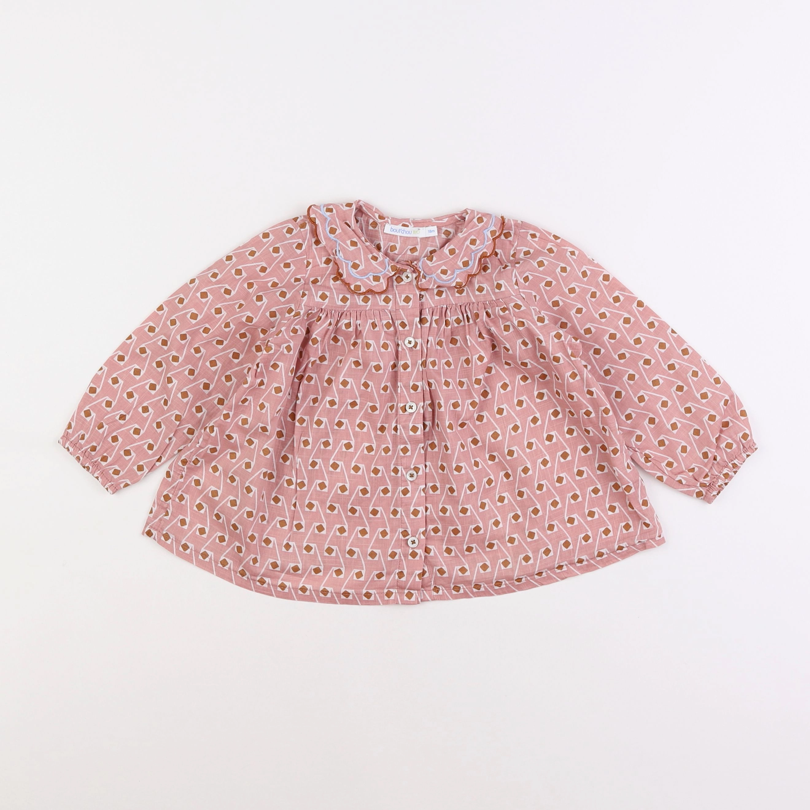 Boutchou - blouse rose - 18 mois