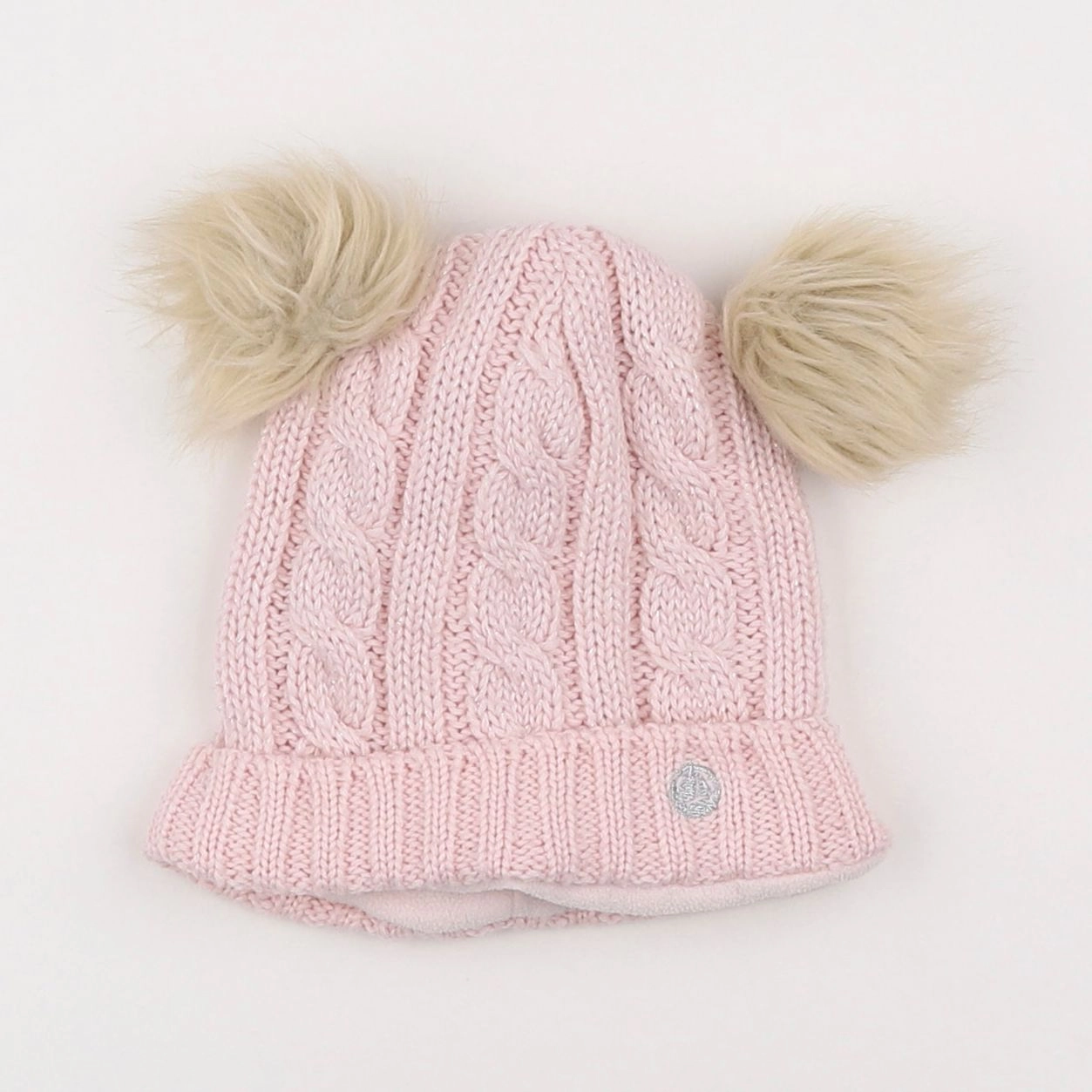 Petit Bateau - bonnet rose - 10/12 ans