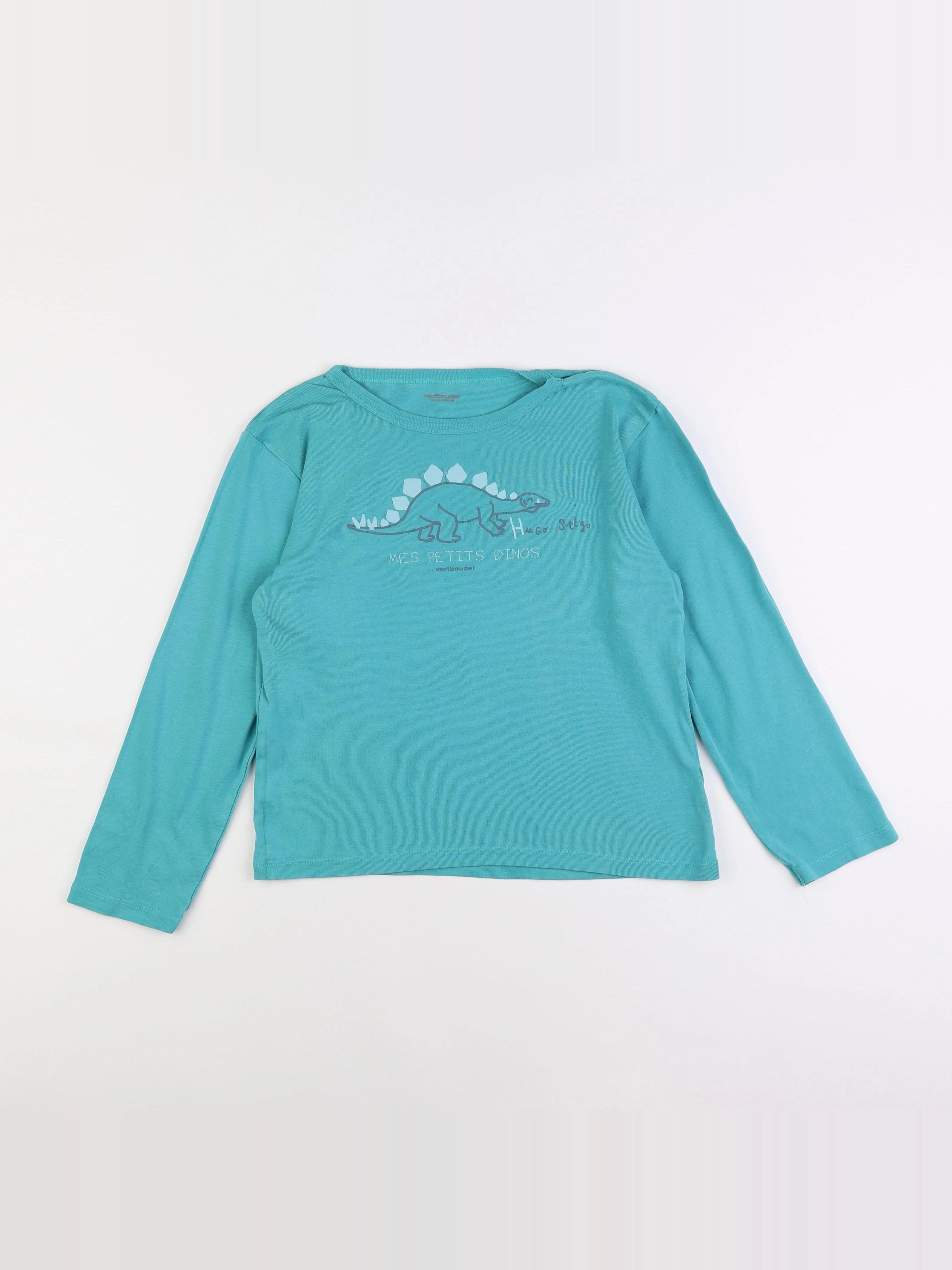 Vertbaudet - tee-shirt vert - 12 ans