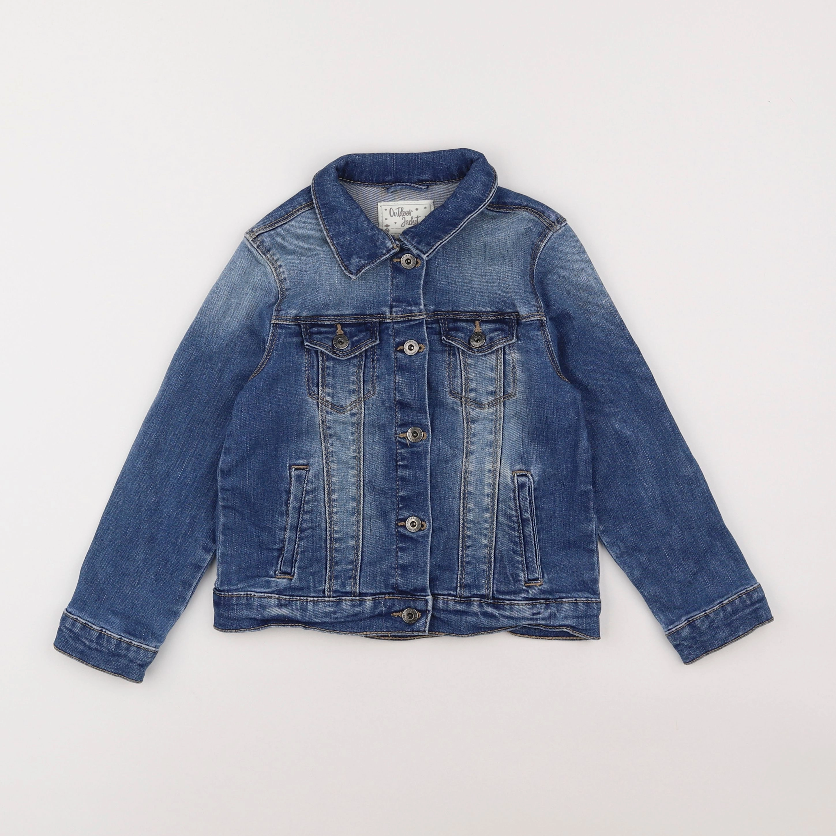 Vertbaudet - veste gris - 6 ans