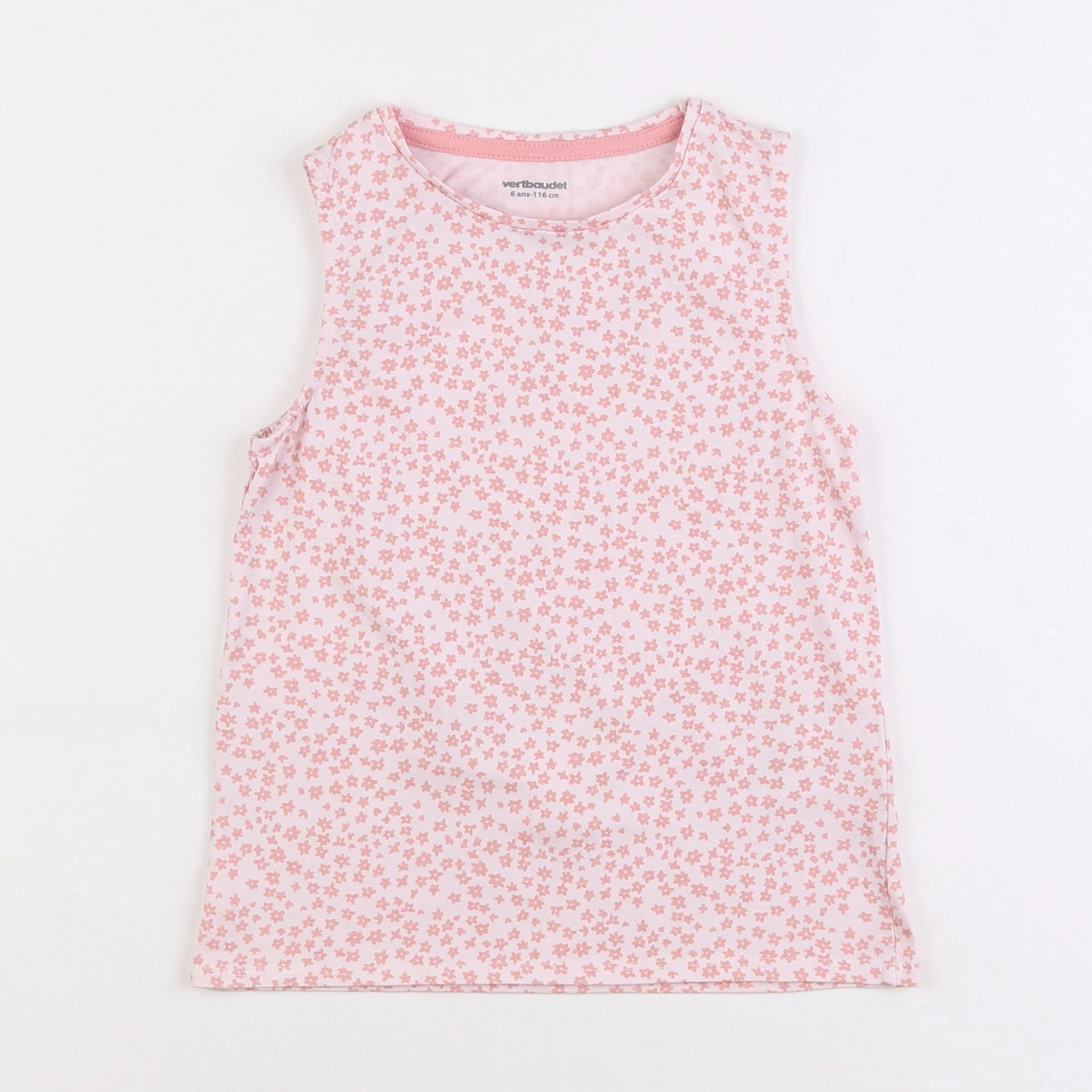 Vertbaudet - débardeur rose - 6 ans