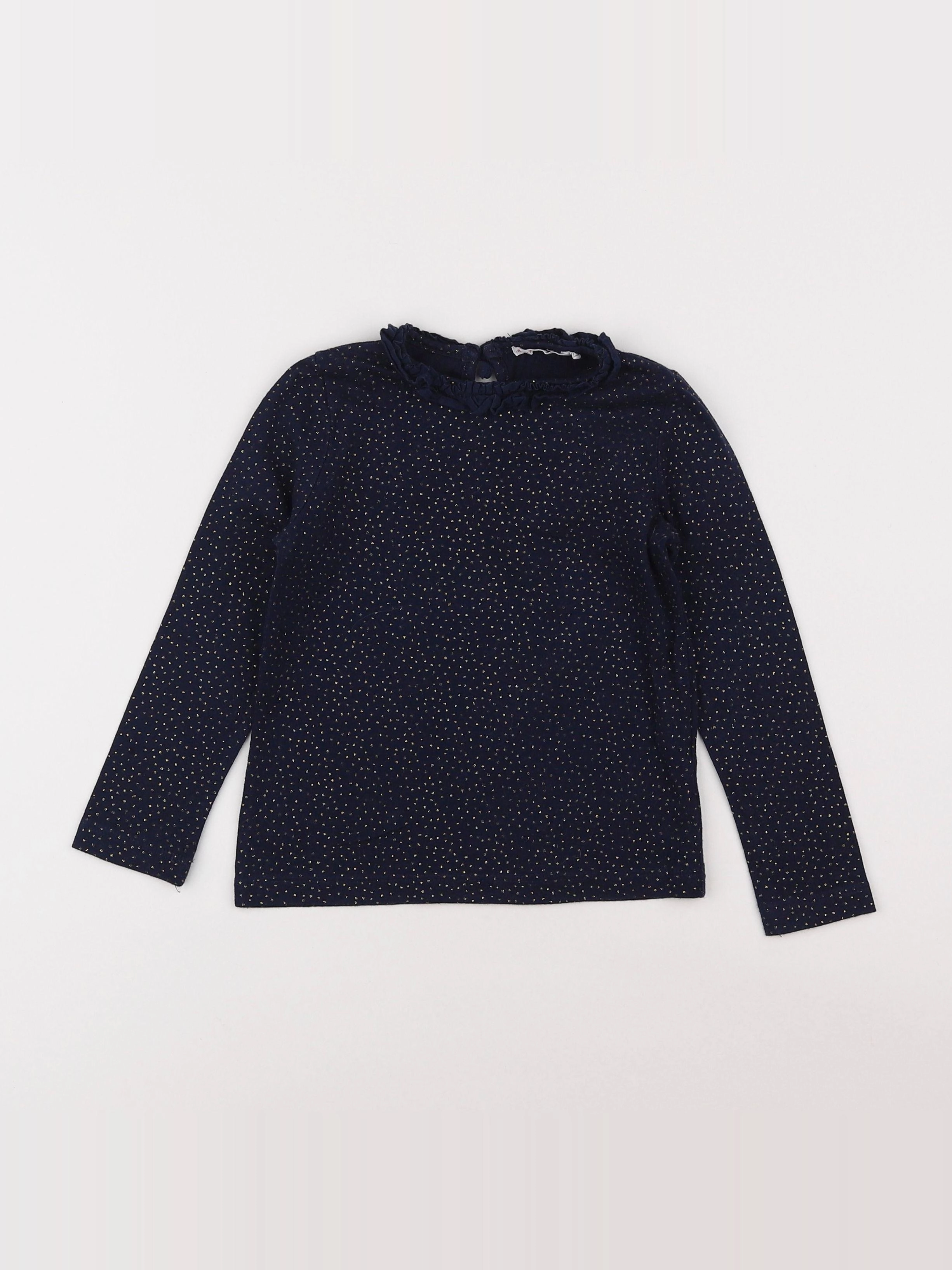 Monoprix - tee-shirt bleu - 4 ans