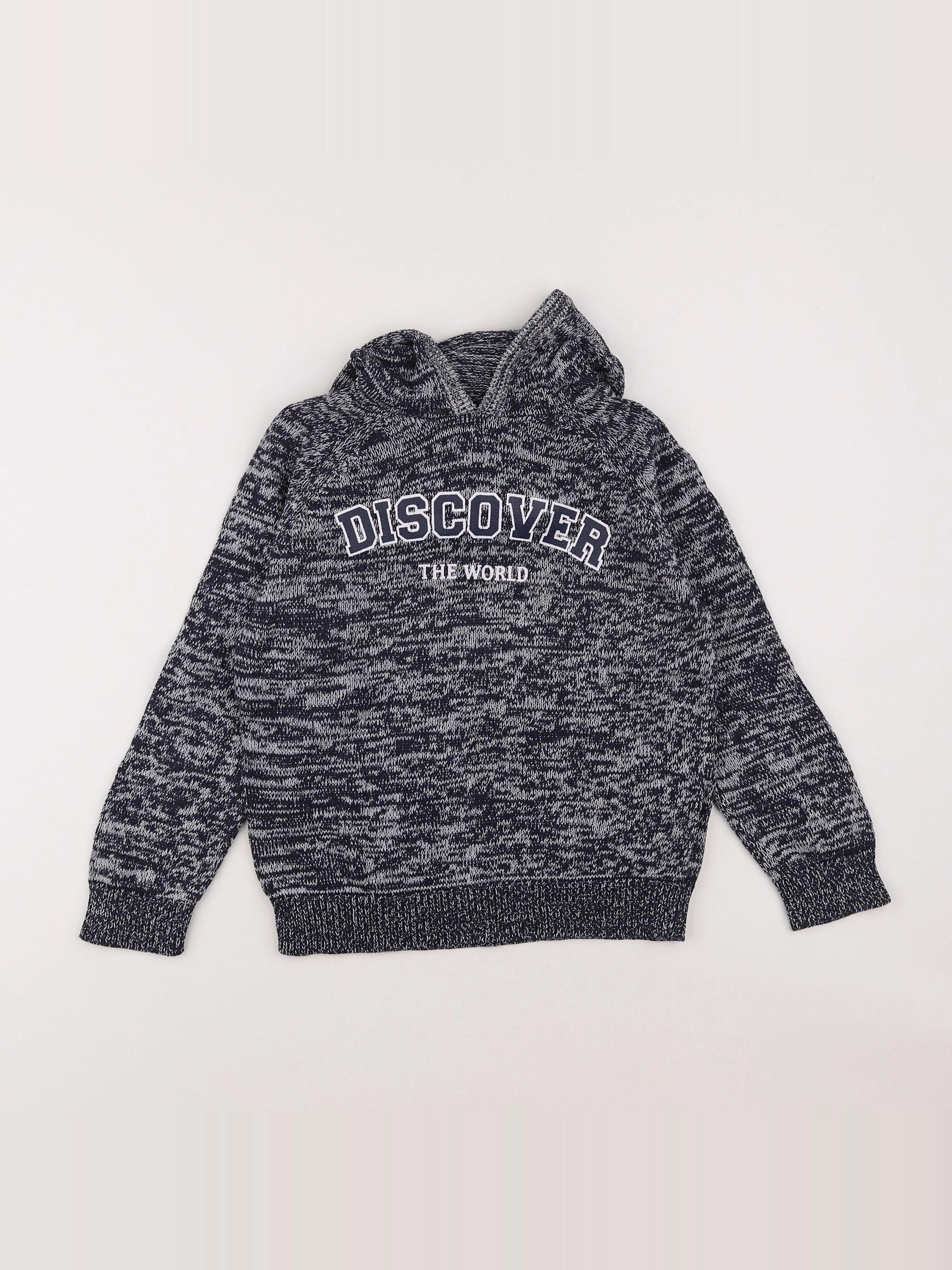Vertbaudet - pull noir - 6 ans