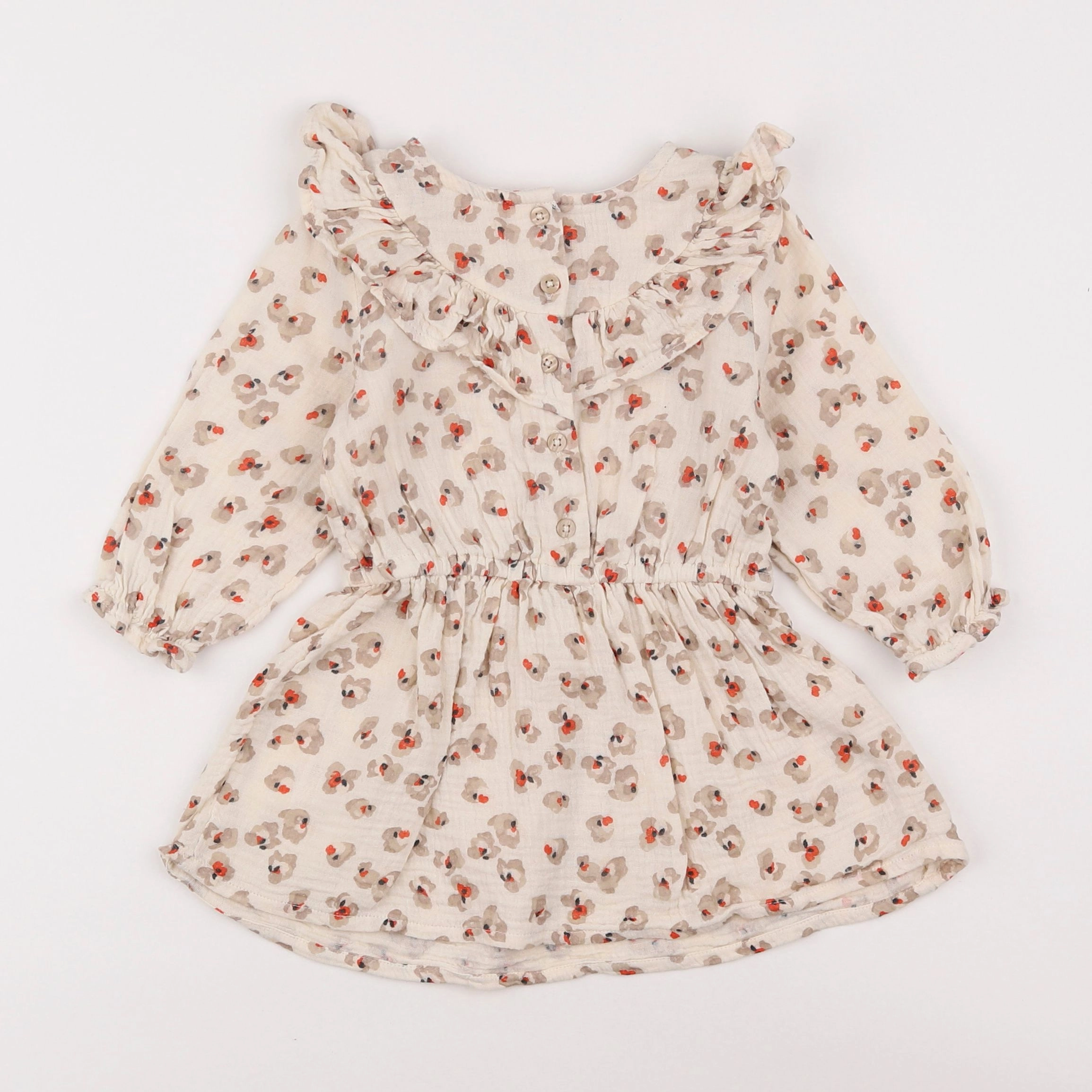 Tape à l'oeil - robe beige - 18 mois