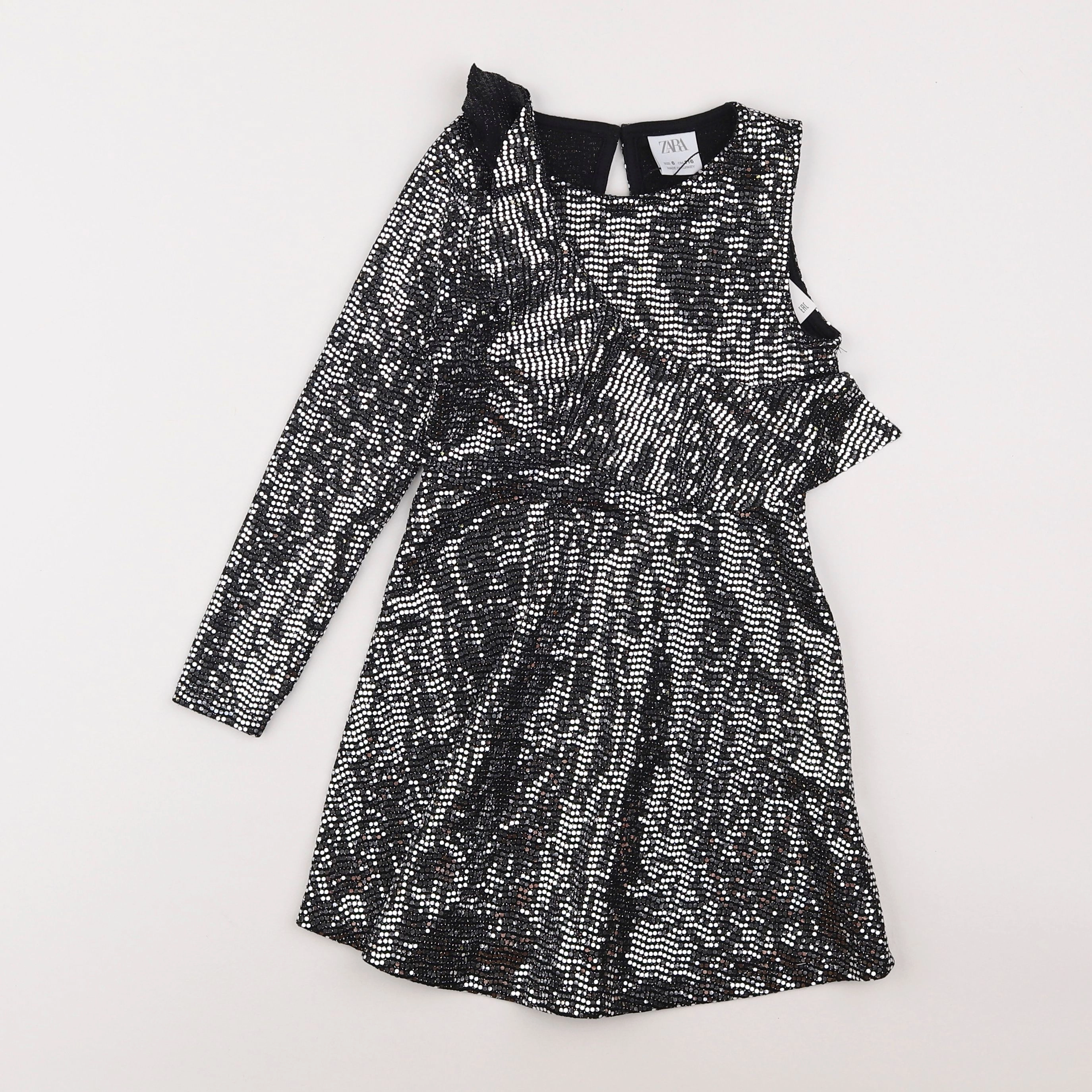 Zara - robe argent - 6 ans