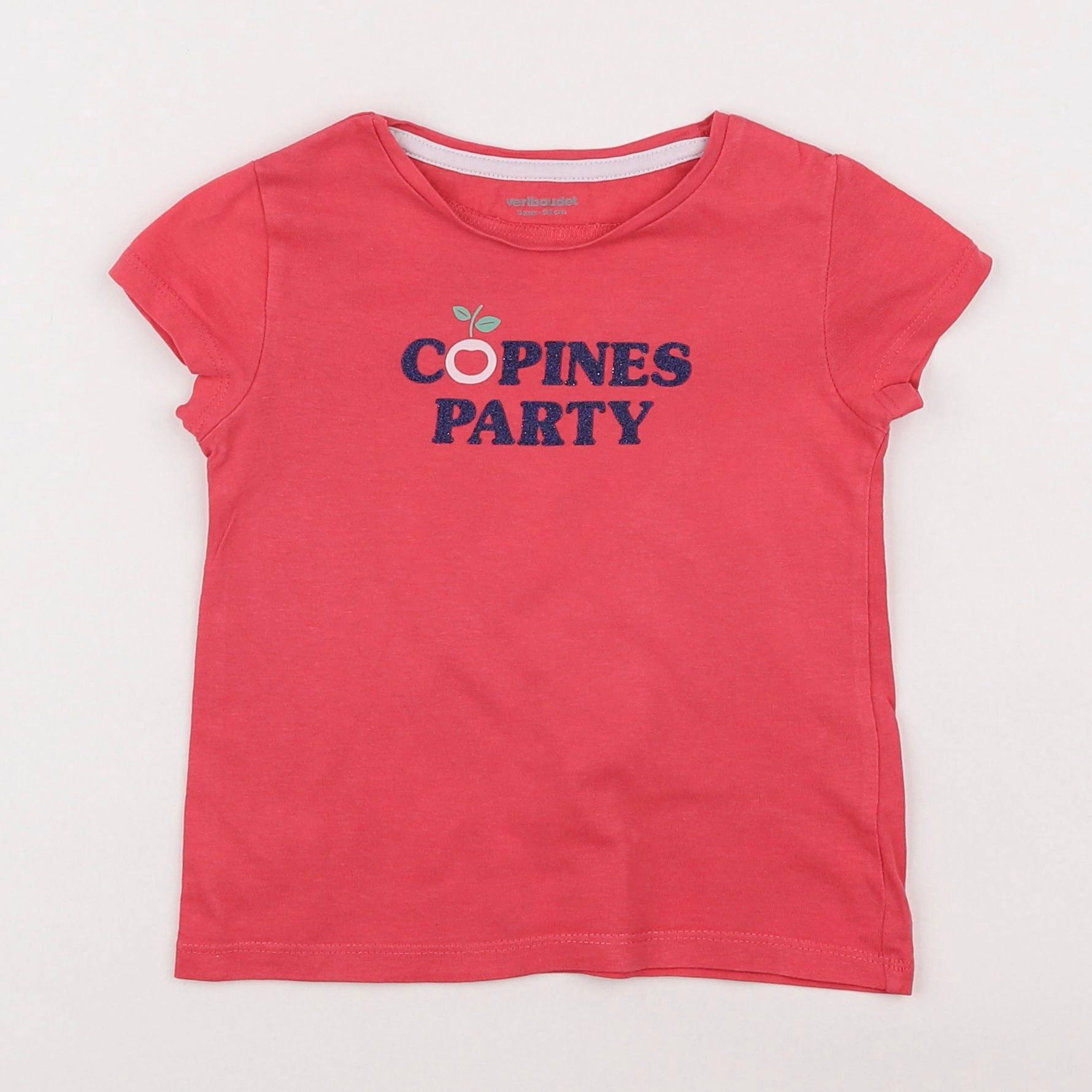 Vertbaudet - tee-shirt rose - 3 ans