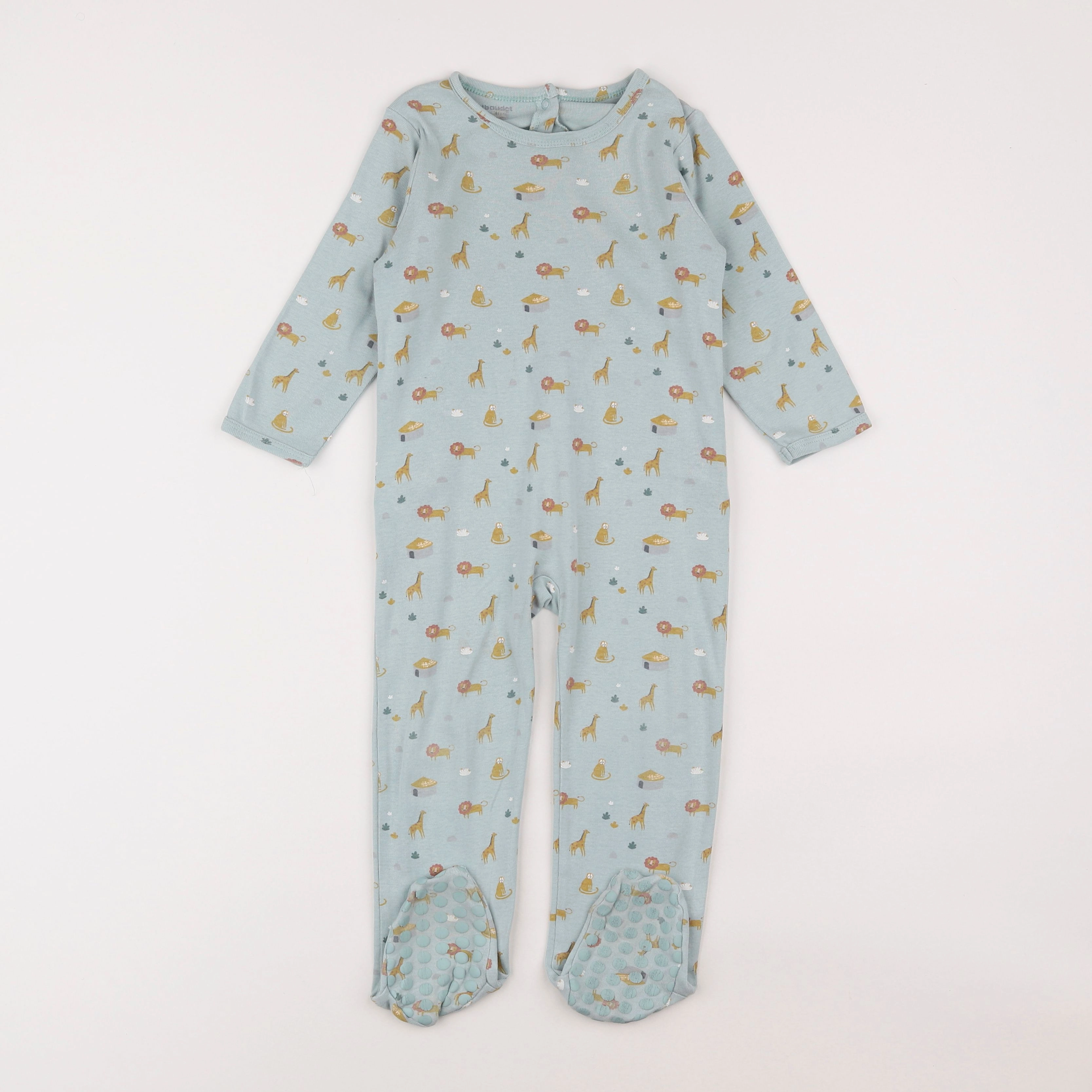 Vertbaudet - pyjama coton vert - 2 ans