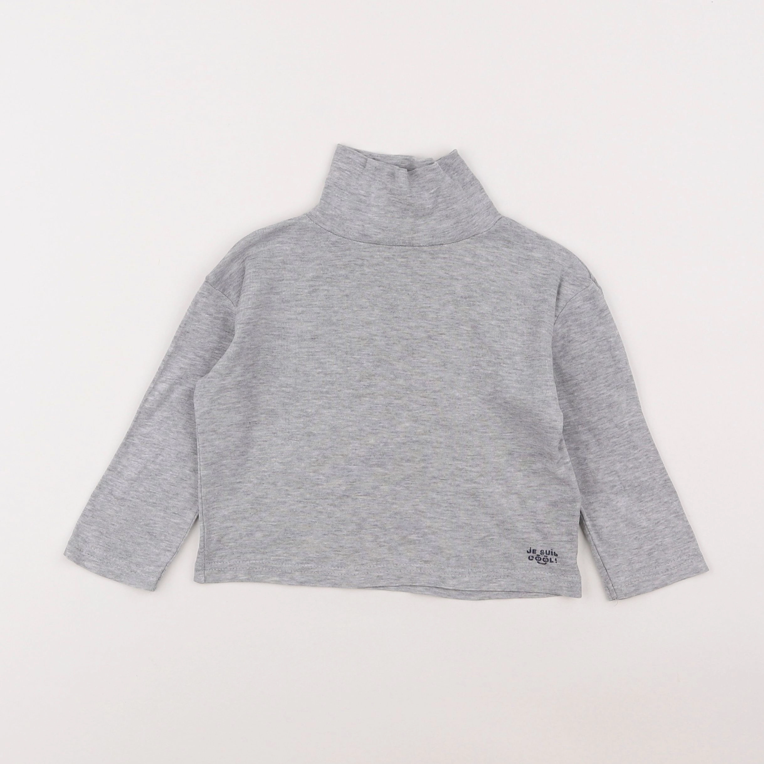 Vertbaudet - sous-pull gris - 2 ans