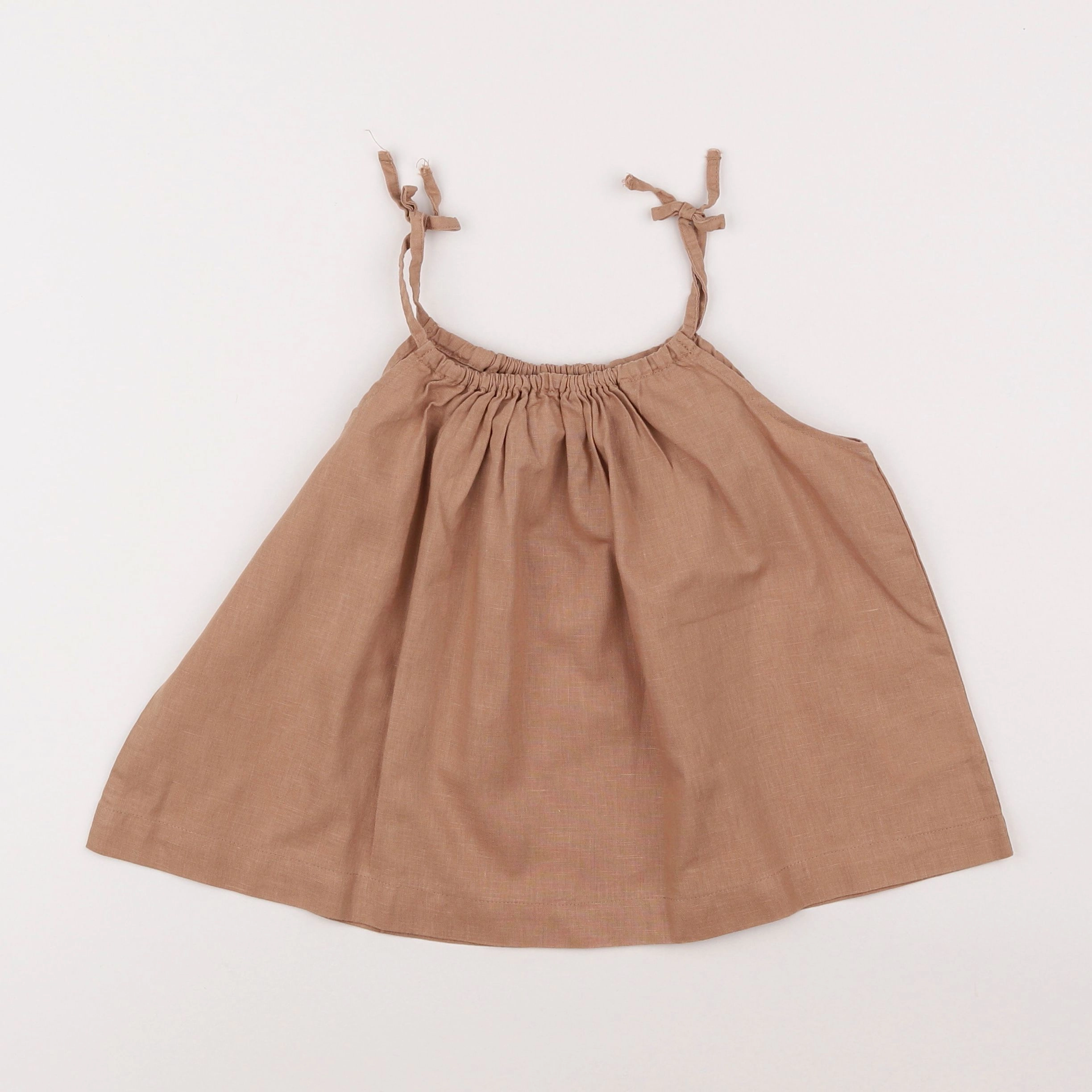 H&M - blouse marron - 6/7 ans