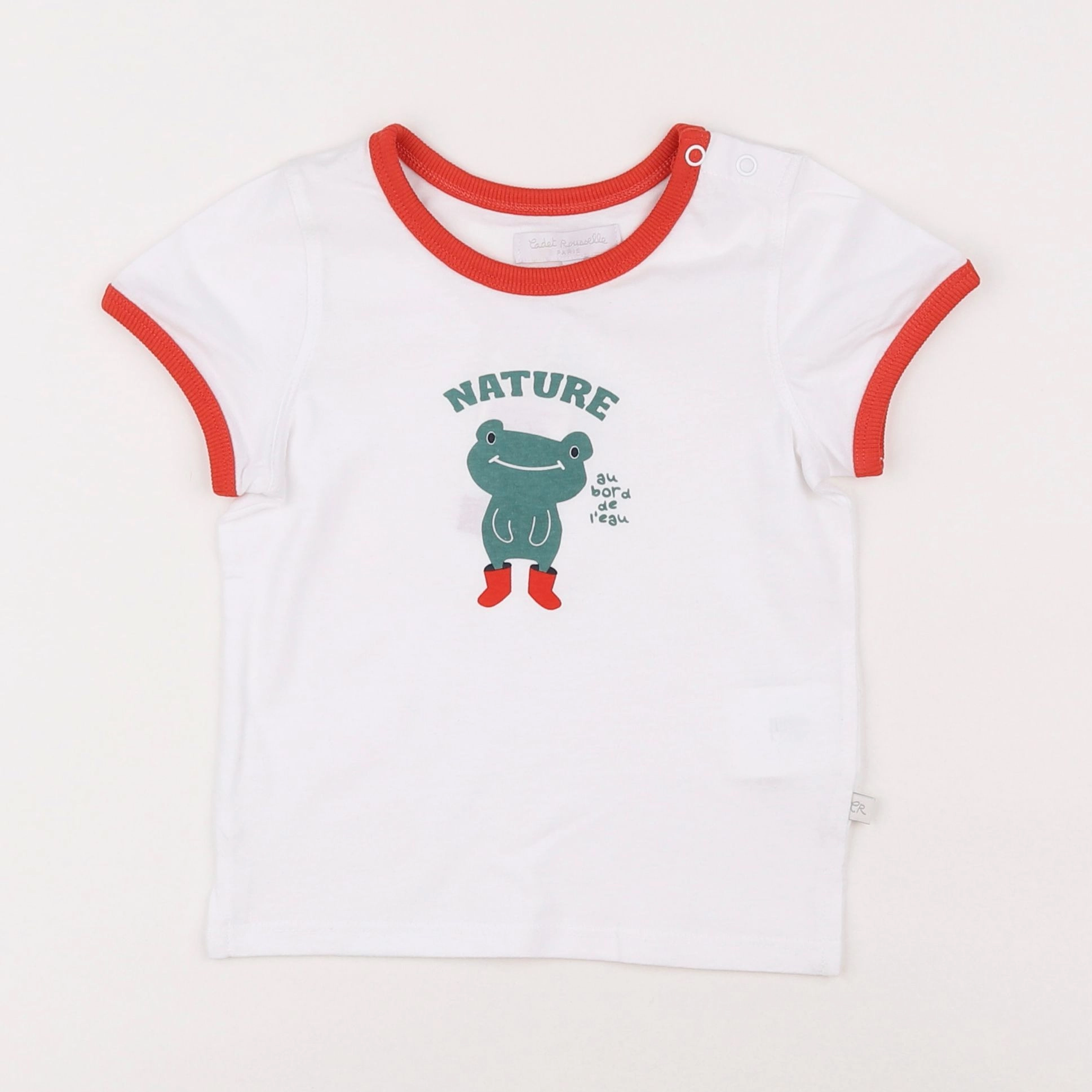 Cadet Rousselle - tee-shirt blanc - 2 ans